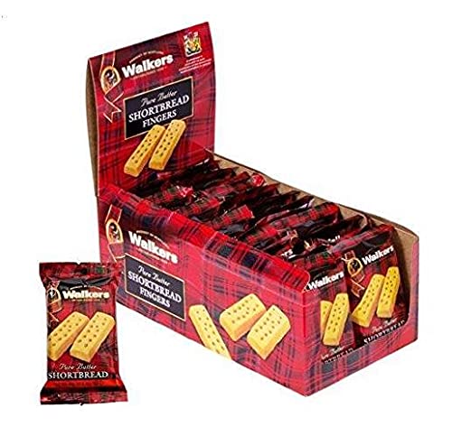 Shortbread Fingers Cookies - 24 Count Snack Packs (4 Pack) | Buttery Scottish-Style Biscuits for Tea Time, Office Snacks & Gift Baskets