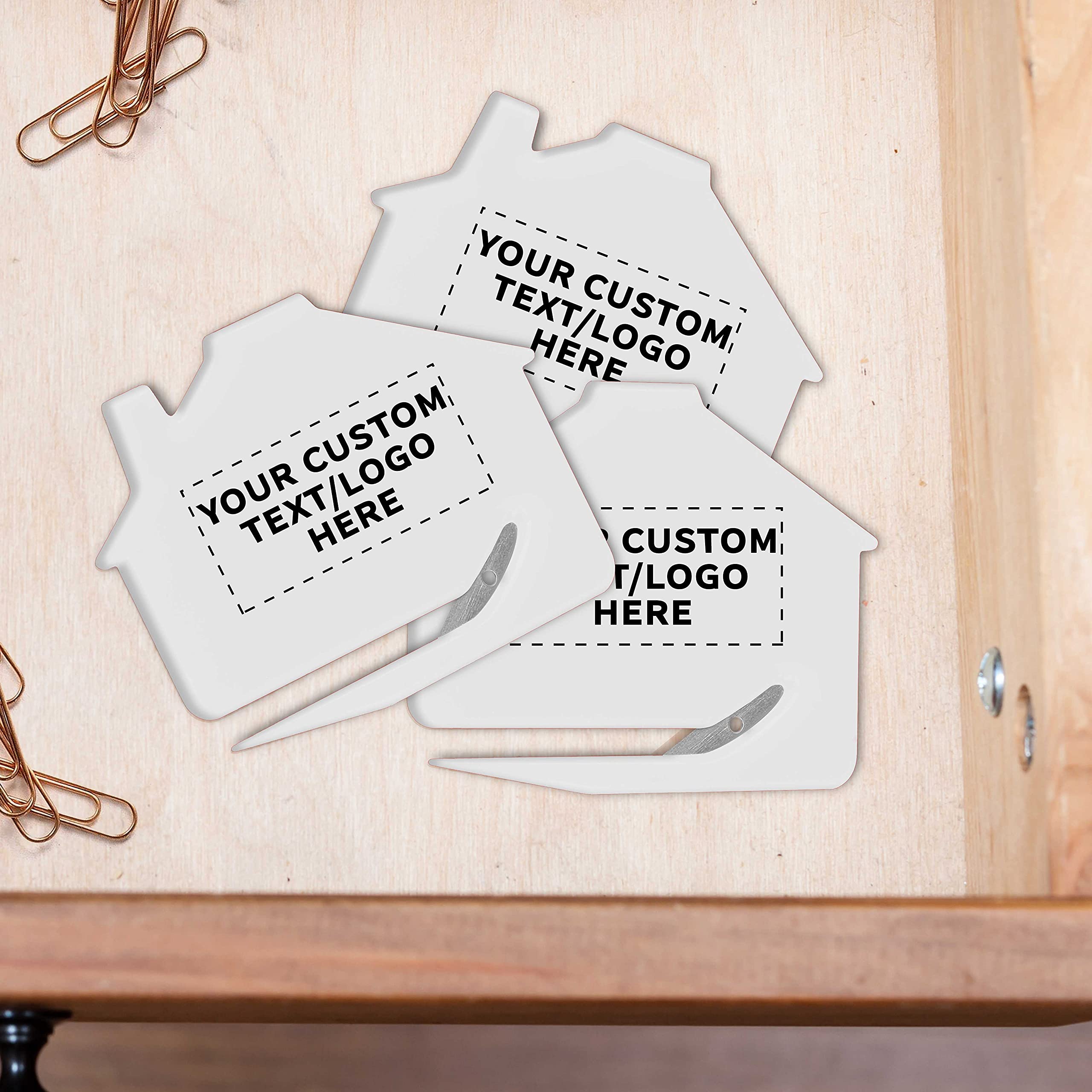 50-Piece Custom Engraved Letter Opener Set - Bulk Personalized Office & Home Supplies - White - Ideal for Gifts, Weddings, and Corporate Events