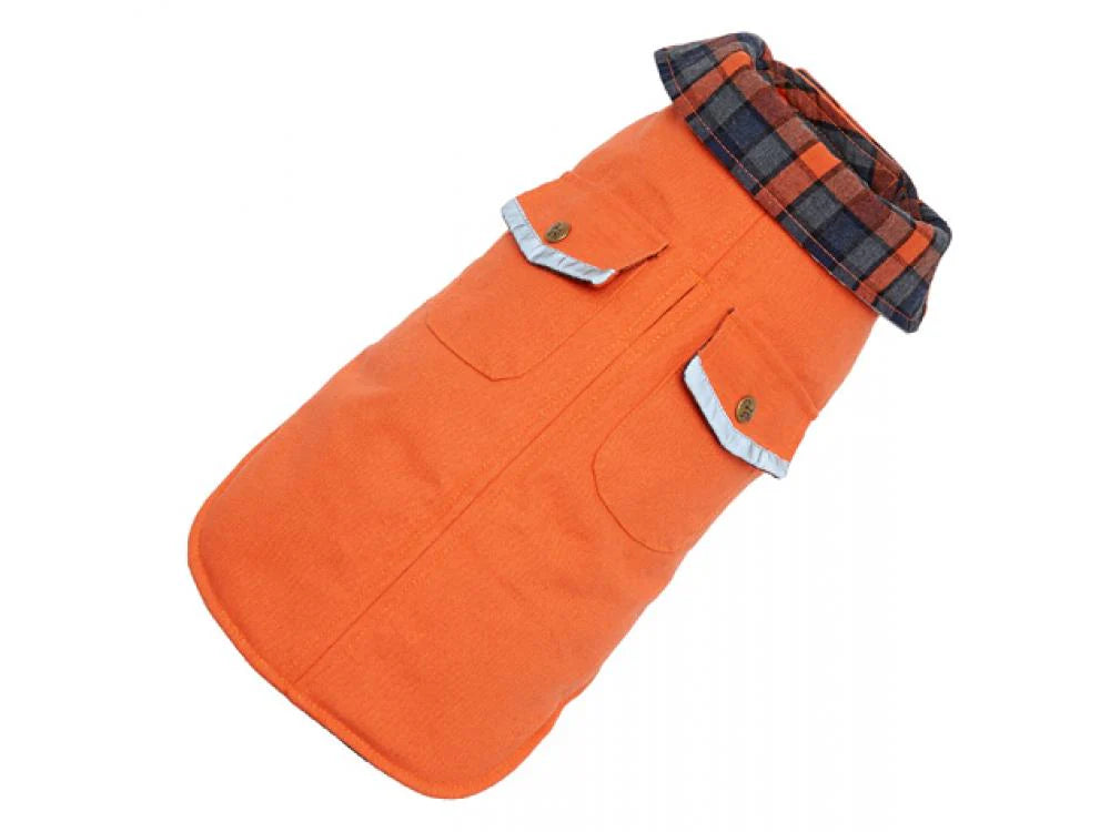 UpCountry Orange Field Coat - Waterproof Hunting Jacket for Men, Lightweight & Windproof Outdoor Coat for Hiking, Camping & Fishing | All-Season Performance Gear