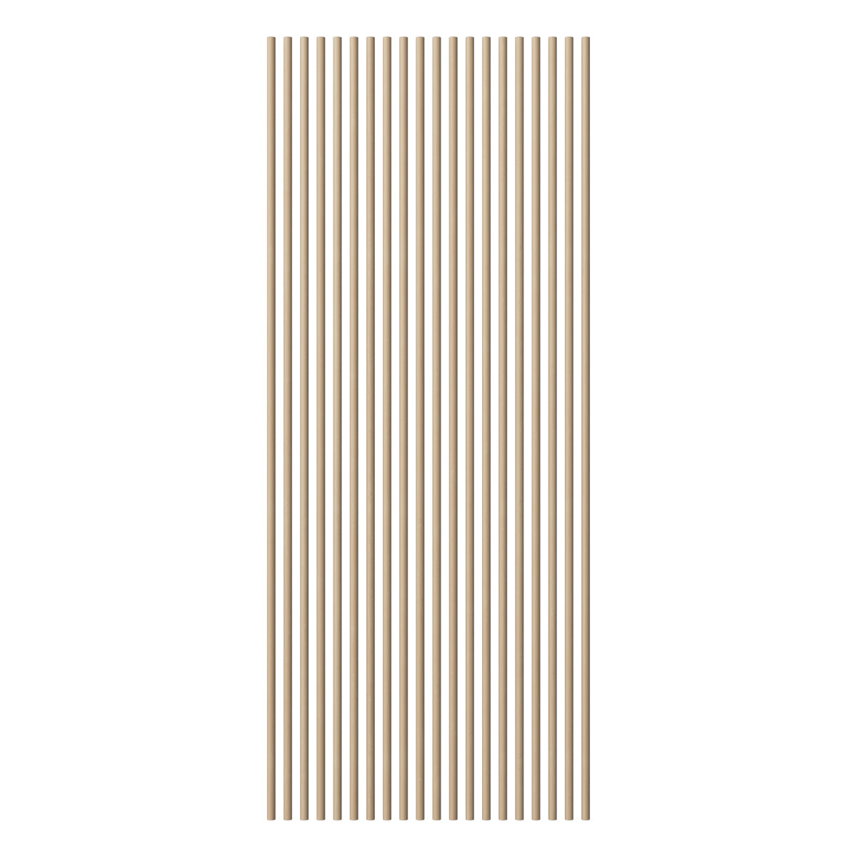 Premium Stain-Grade Hardwood Slats - Half Round Design for DIY Furniture & Home Decor Projects - Perfect for Bed Frames, Benches, and Wall Paneling