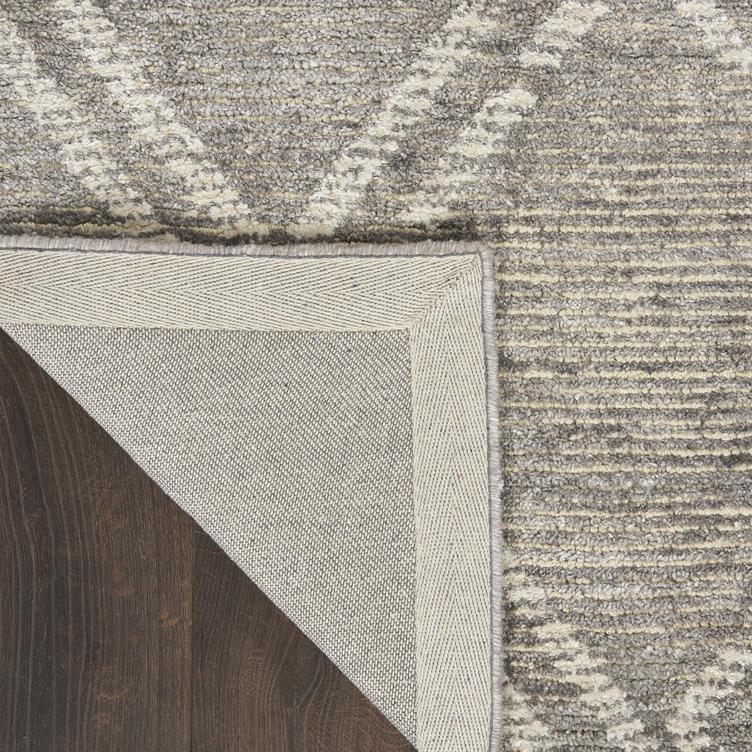 Nourison Venosa Modern Grey/Ivory 3'9