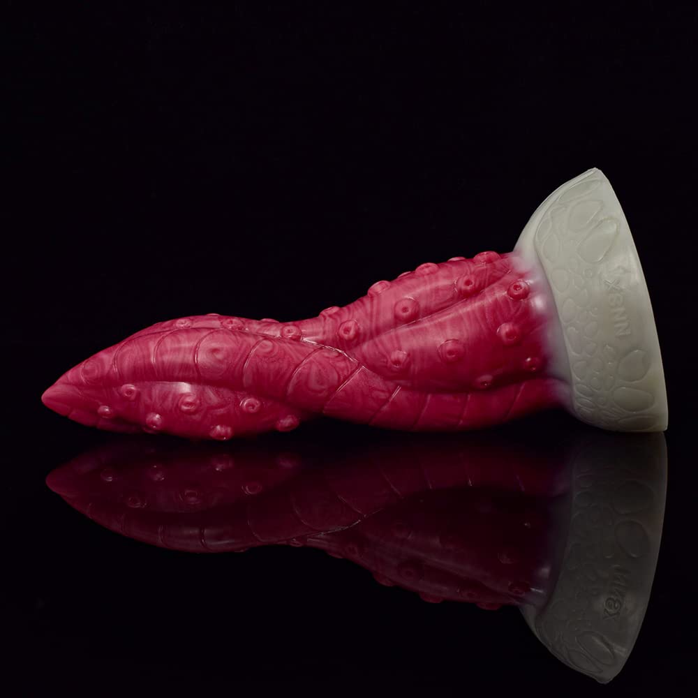 BeHorny Liquid Silicone Octopus Tentacle Dildo with Suction Cup - Realistic Adult Sex Toy for Women & Men - Perfect for Solo Play, Couples Fun and BDSM Fantasy