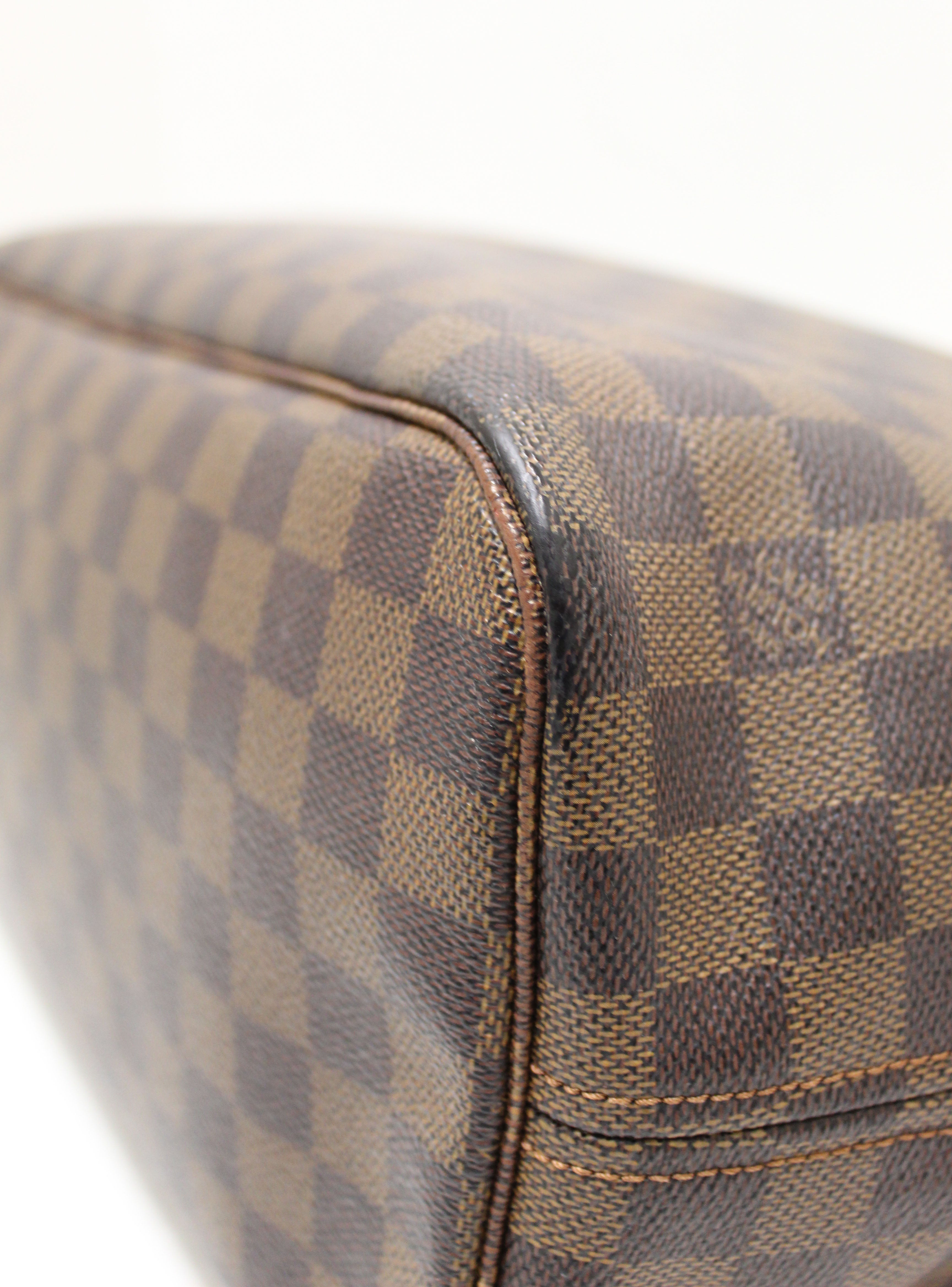 Authentic Louis Vuitton Damier Ebene Canvas Neverfull MM Shoulder Tote Bag - Luxury Handbag for Women, Spacious Designer Tote for Work, Travel & Everyday Use