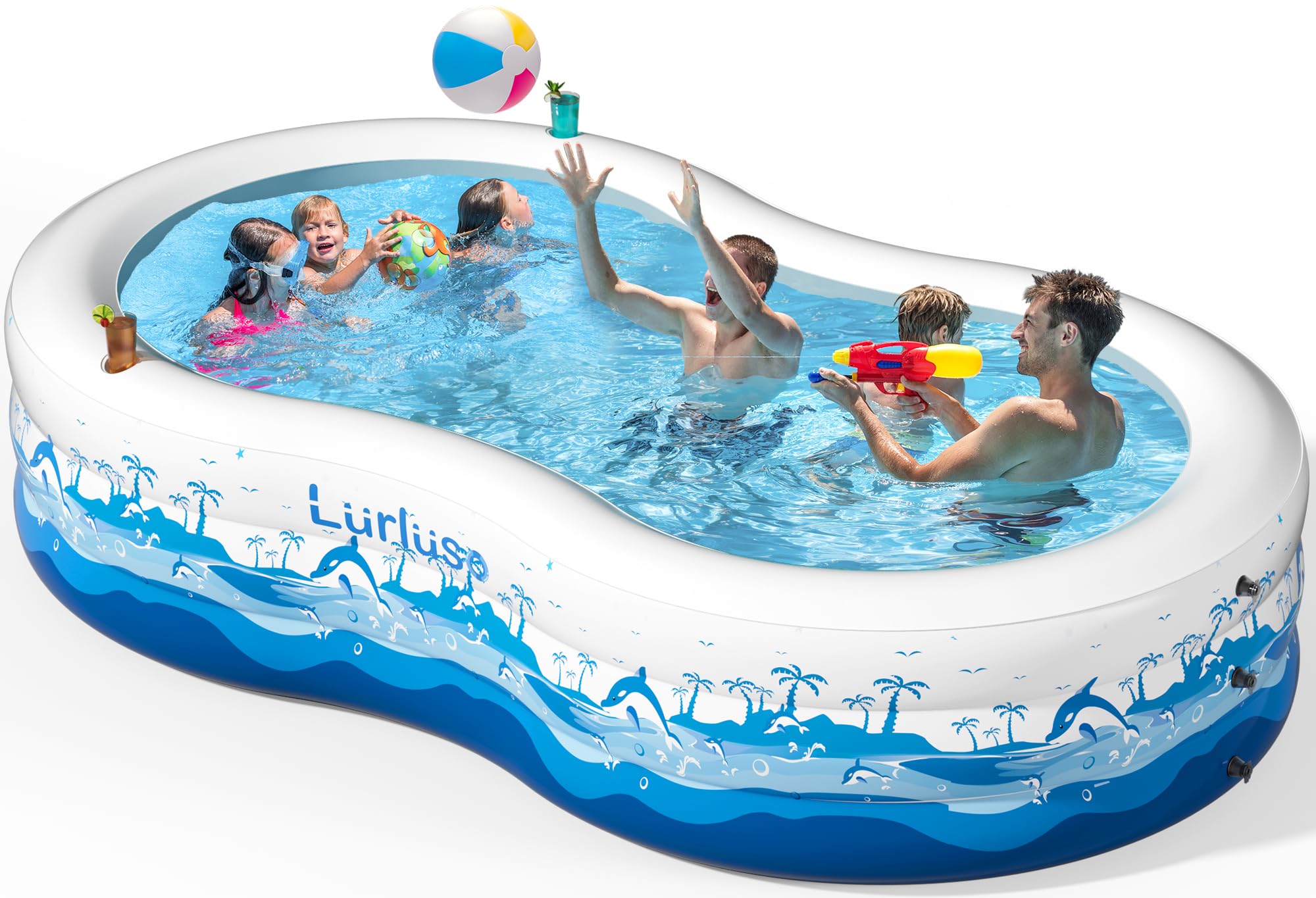 Best Inflatable Pool for Kids & Adults - 130
