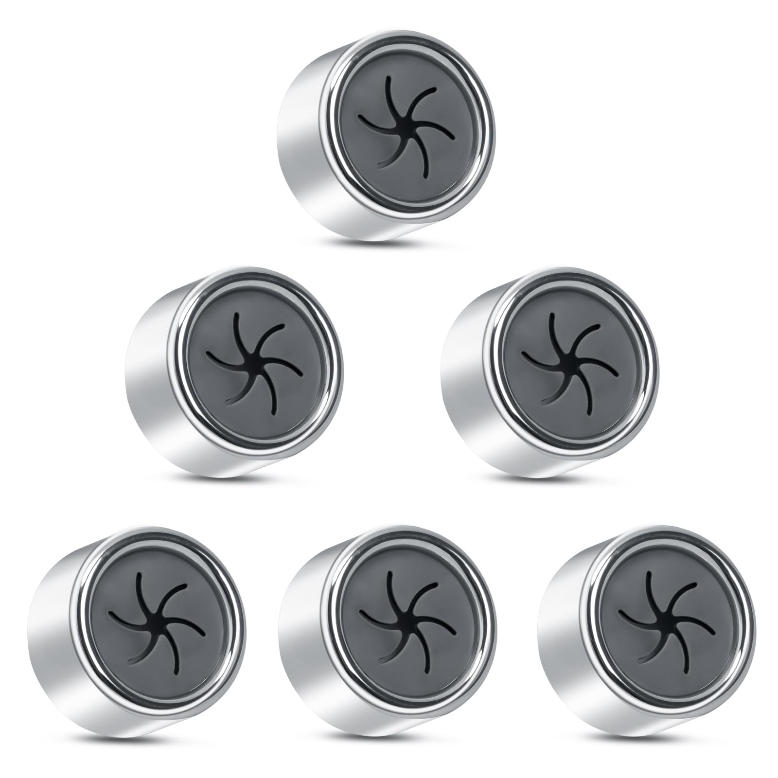 Alyvisun 6-Pack Self-Adhesive Tea Towel Hooks - No Drill Wall Mount Towel Holders for Kitchen & Bathroom - Sticks to Tile, Glass, Mirror (Holds Towels, Rags, Gloves, Bags) - Perfect for Small Spaces & Organization