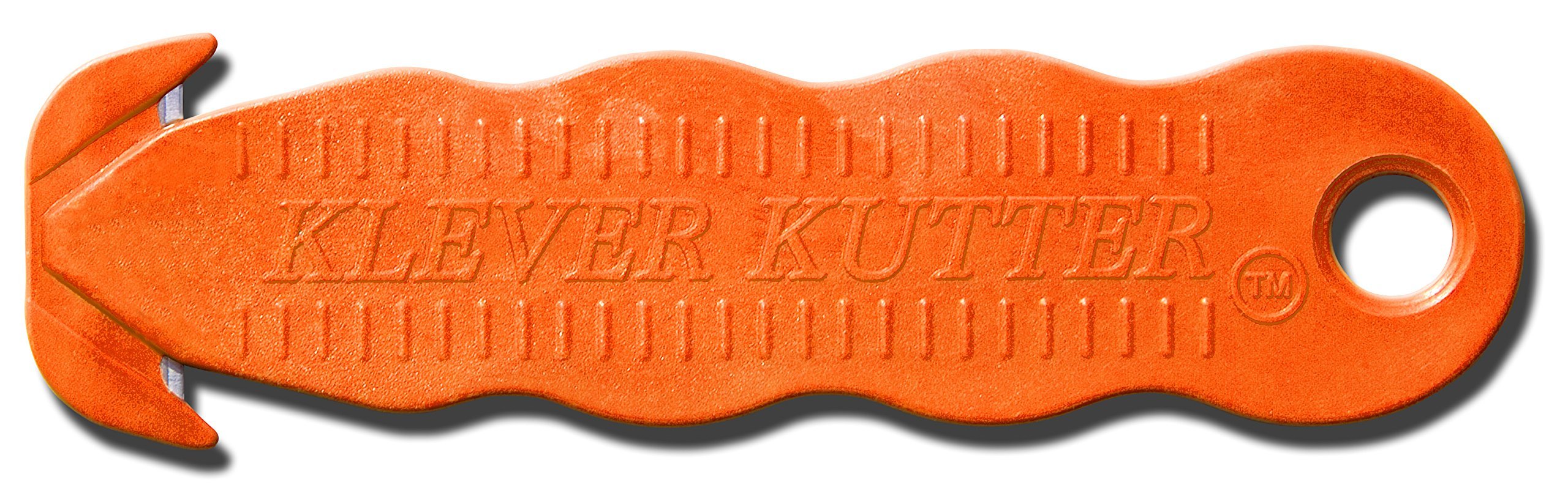 Klever Kutter Bulk Safety Box Cutters - 100 Pack Orange Utility Knives for Shipping, Warehouse & Packaging | Heavy Duty Carton Openers for Amazon FBA, Logistics & Industrial Use