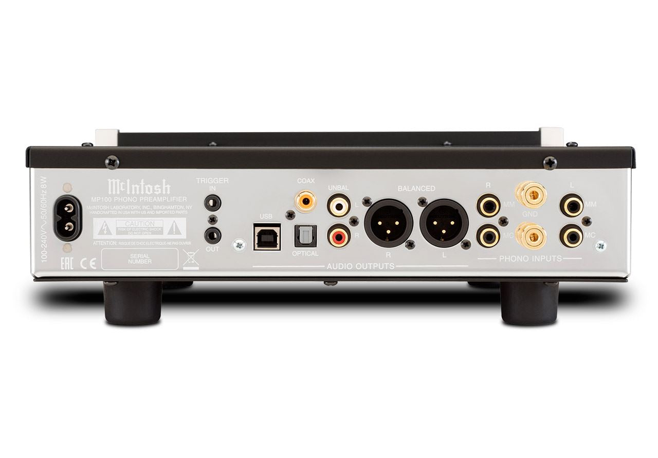 McIntosh MP100 High-End Phono Preamplifier for Vinyl Records - Perfect for Audiophiles & Home Audio Systems