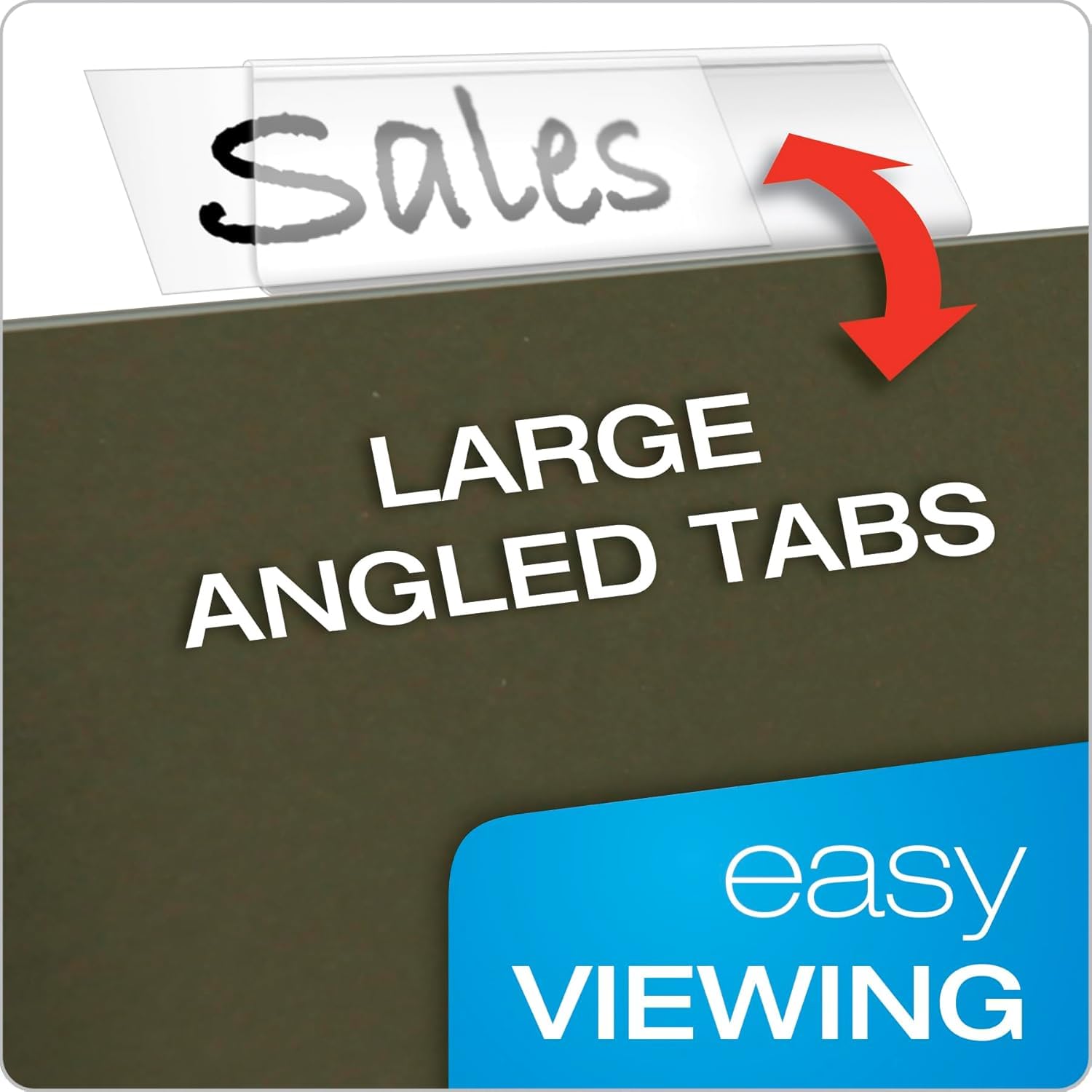 Pendaflex Hanging File Folder Tabs - 100 Sets of 2