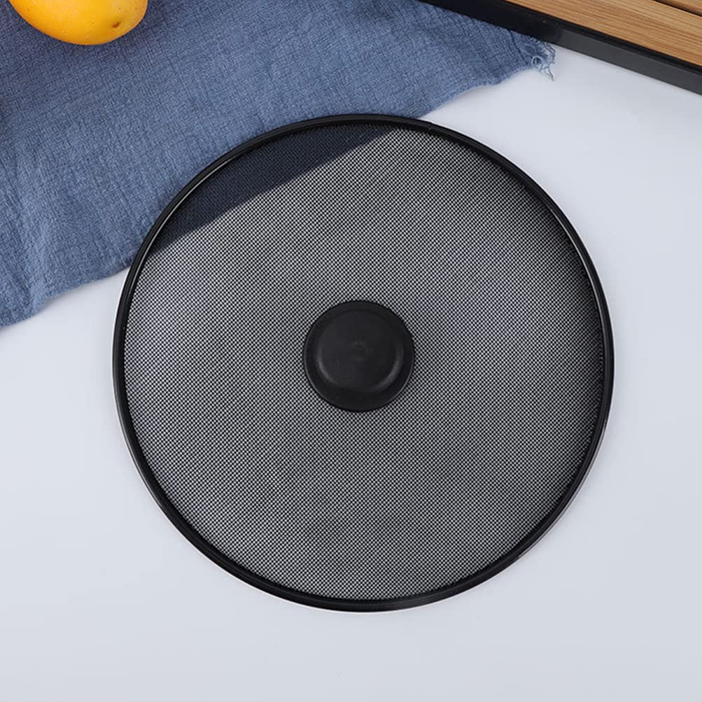 Hemoton 2-Pack Explosion-Proof Pot Lid - Oil Splatter Guard for Frying Pans & Cooking Pots - BPA-Free Kitchen Splatter Screen - Perfect for Sauteing, Frying & Deep Frying - Ideal for Home Chefs & Restaurant Use