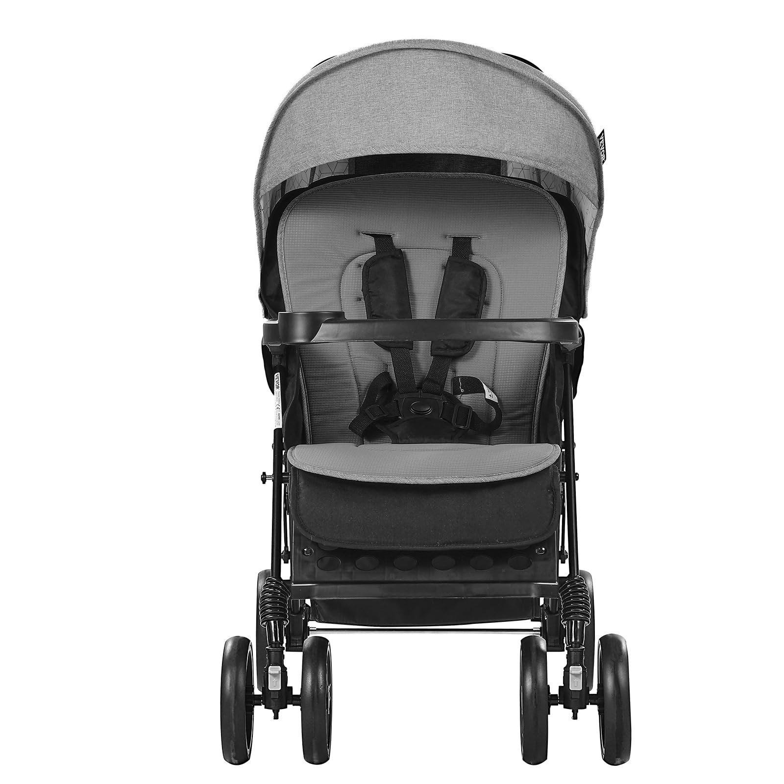 VEVOR Double Stroller for Toddlers - Lightweight Side by Side Baby Stroller with Adjustable Canopy & Storage Basket - Perfect for Twins, Siblings, or Daycare Use at Parks, Malls, and Outdoor Adventures