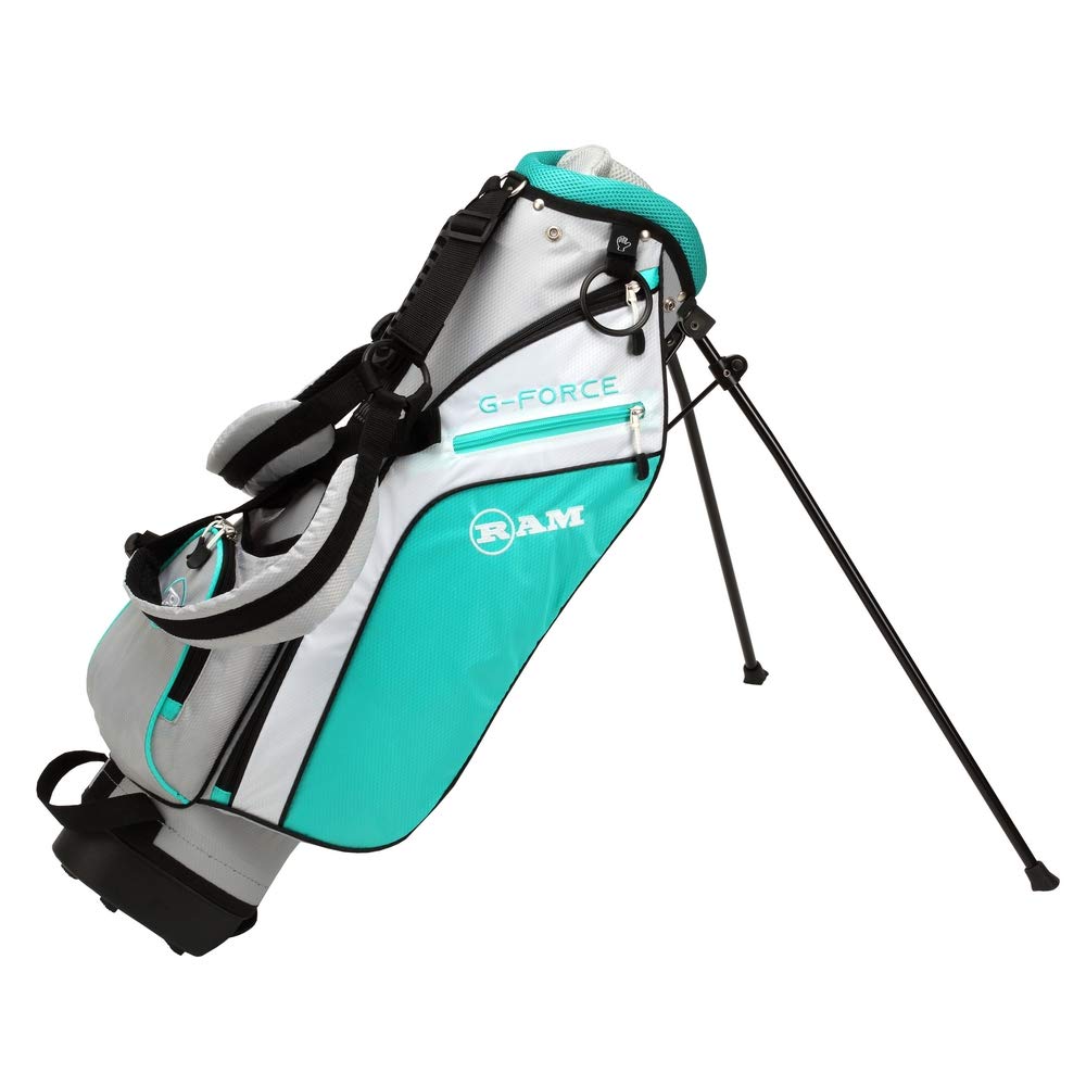 Ram Golf Junior G-Force Girls Left-Handed Golf Clubs Set with Bag - Perfect for Young Beginners and Junior Golfers