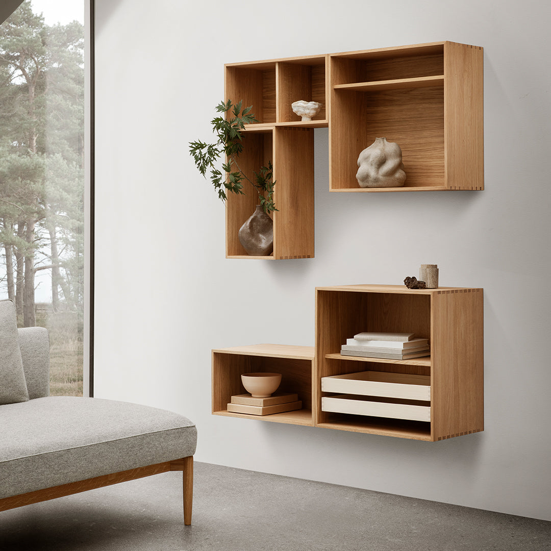 FK631010 Modern Wooden Bookcase with 2 Adjustable Shelves - Perfect for Home Office, Living Room & Bedroom Storage Solutions