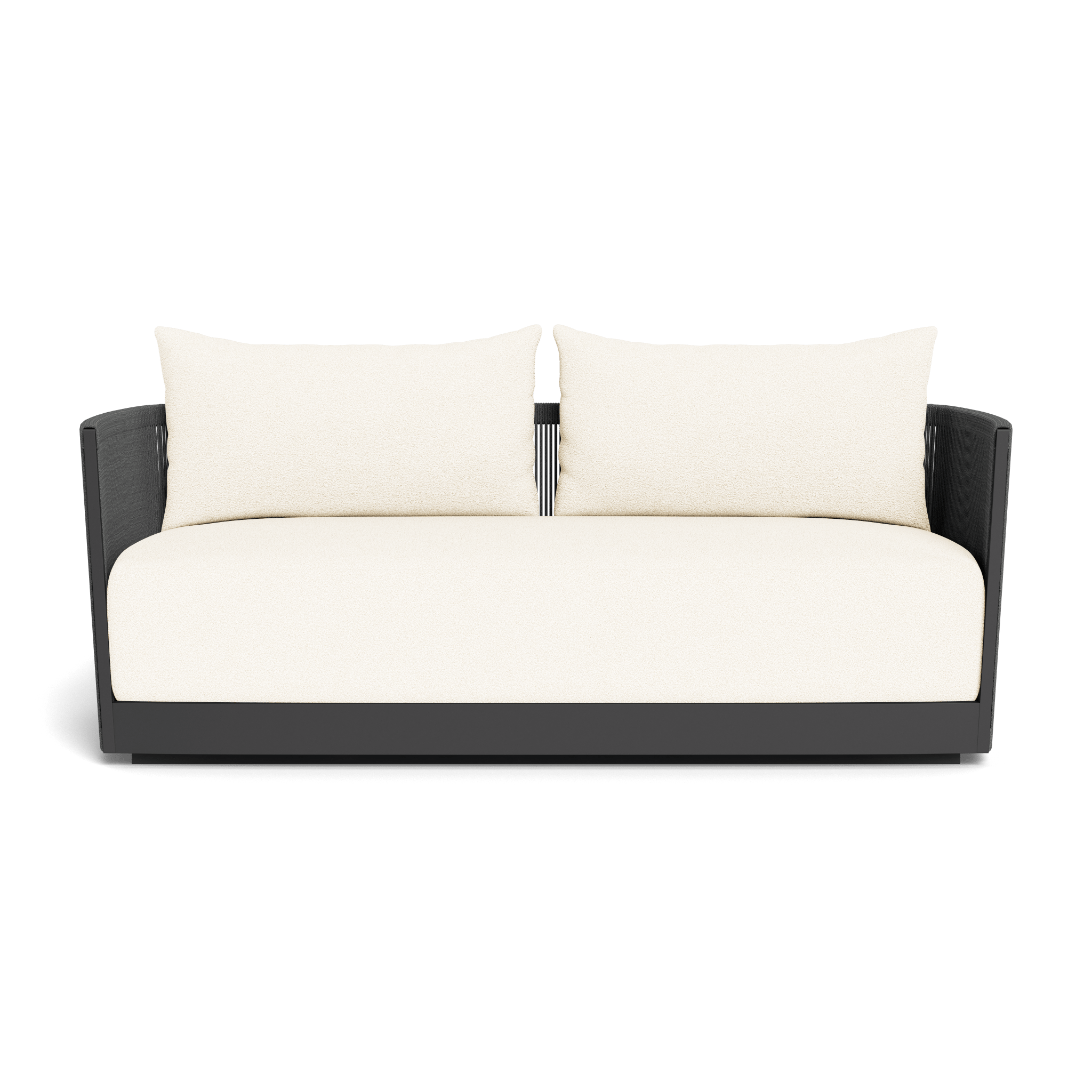 Antigua 2-Seat Sofa - Modern Loveseat for Small Spaces, Living Room, Apartment & Office - Comfortable Fabric Couch with Sturdy Frame
