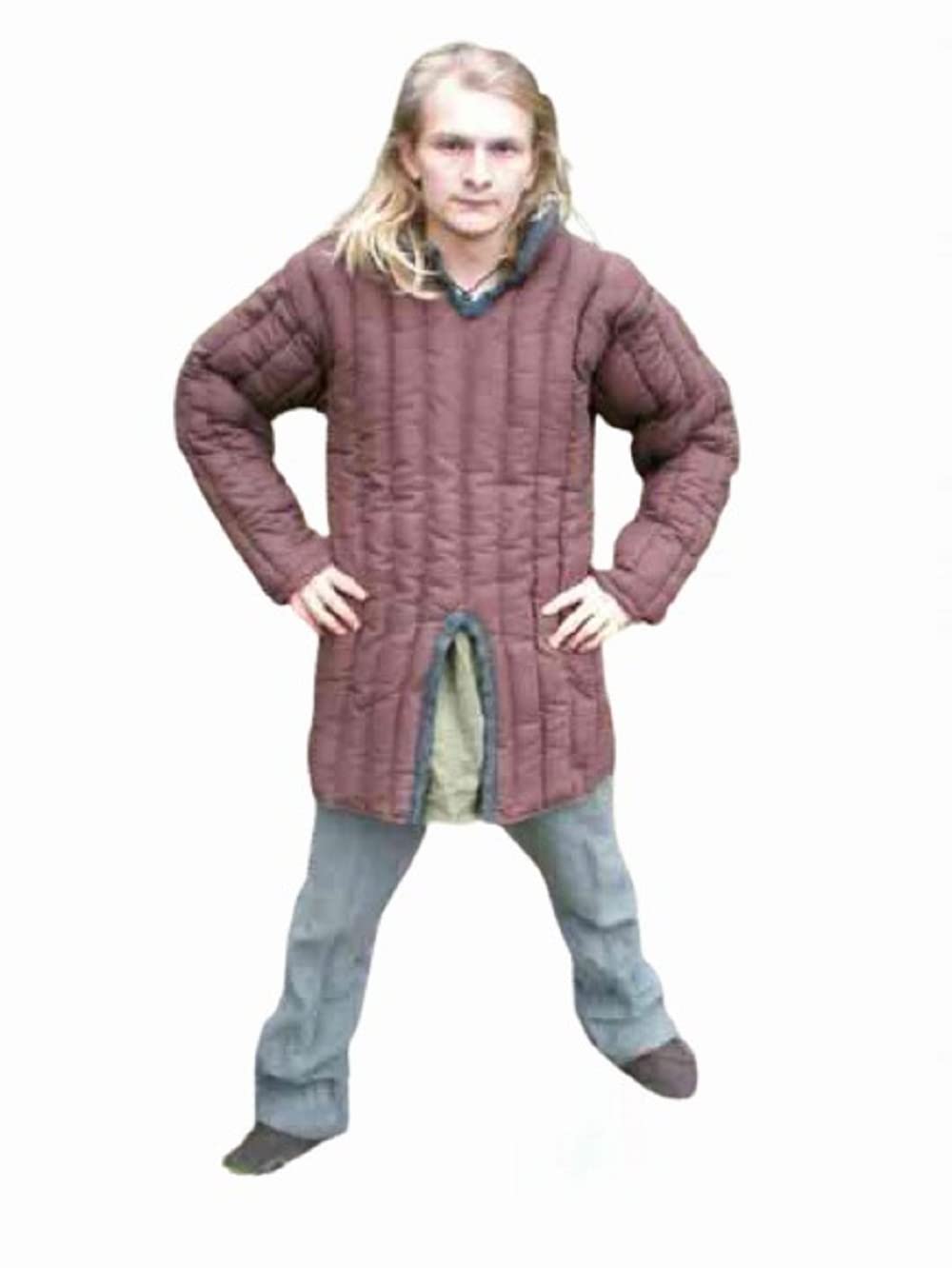 Authentic Renaissance Viking Thick Padded Medieval Gambeson Jacket - Historical Costume for SCA, LARP & Reenactment - Perfect for Cosplay, Theater & Medieval Festivals