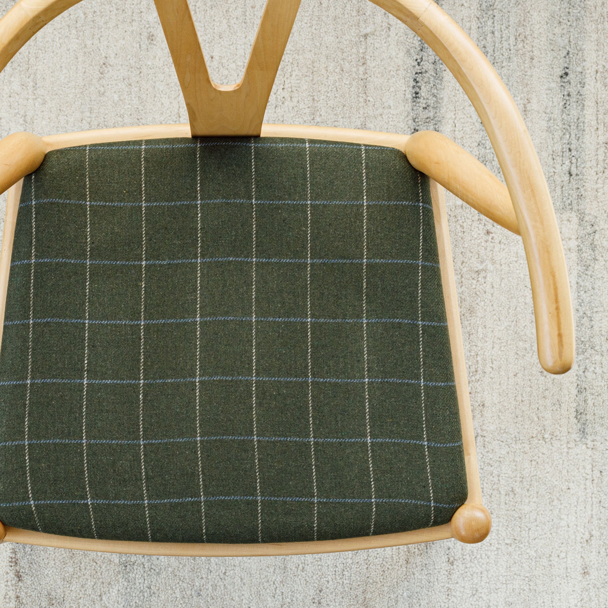Addison Plaid Fabric - Soft and Durable Moss Green Checkered Textile for DIY Crafts, Home Decor, and Upholstery Projects
