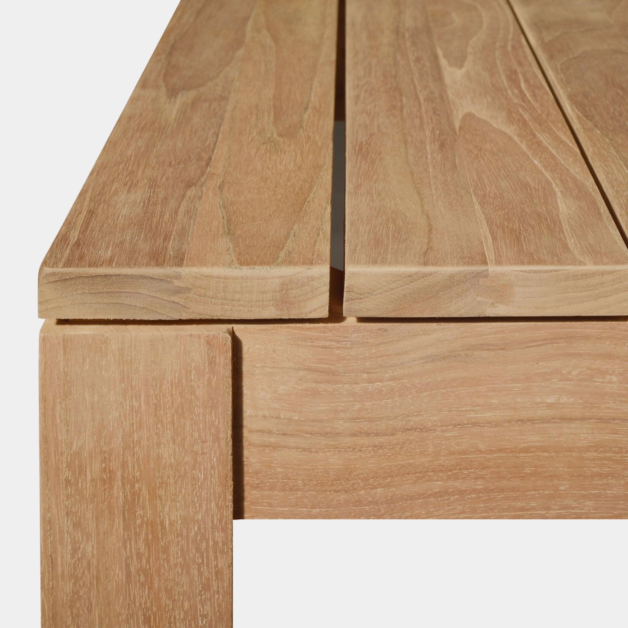 Pacific Teak Square Bar Table - Durable Outdoor & Indoor Dining Table for Patio, Deck, or Kitchen - Perfect for Entertaining & Relaxing