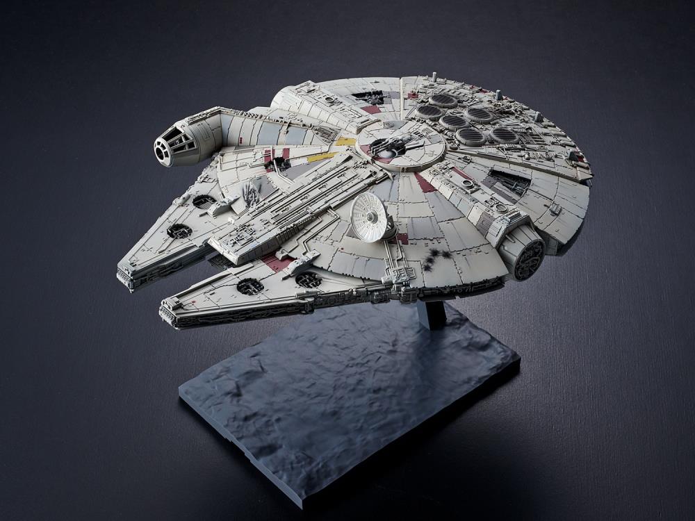 Bandai Star Wars Millennium Falcon Model Kit (The Rise of Skywalker Version) - Build & Display Your Own Iconic Star Wars Ship for Collectors & Fans