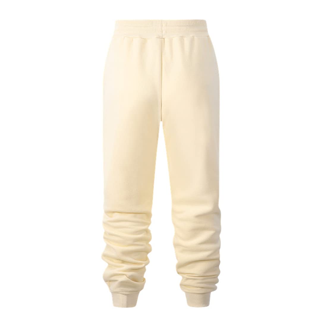 Men's Elastic Waist Joggers - Casual Fitness Gym Running Sweatpants for Workout & Lounge | Comfortable Athletic Pants for Men's Activewear & Relaxation