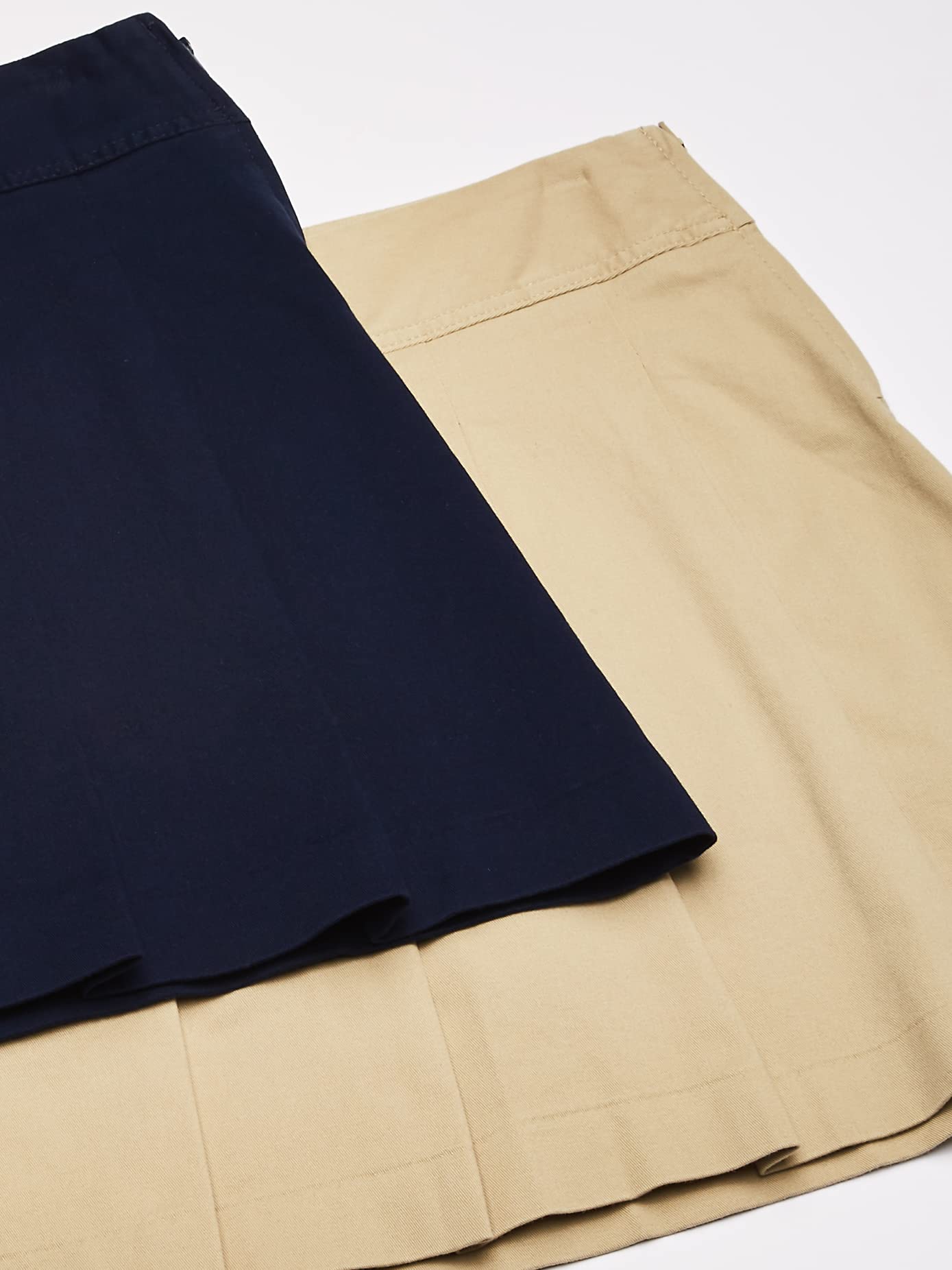 The Children's Place Girls Pleated Skirts 2 Pack - Soft Cotton School Uniform & Play Skirts for Toddler to Big Kids (Ages 4-12) | Perfect for School, Parties & Everyday Wear