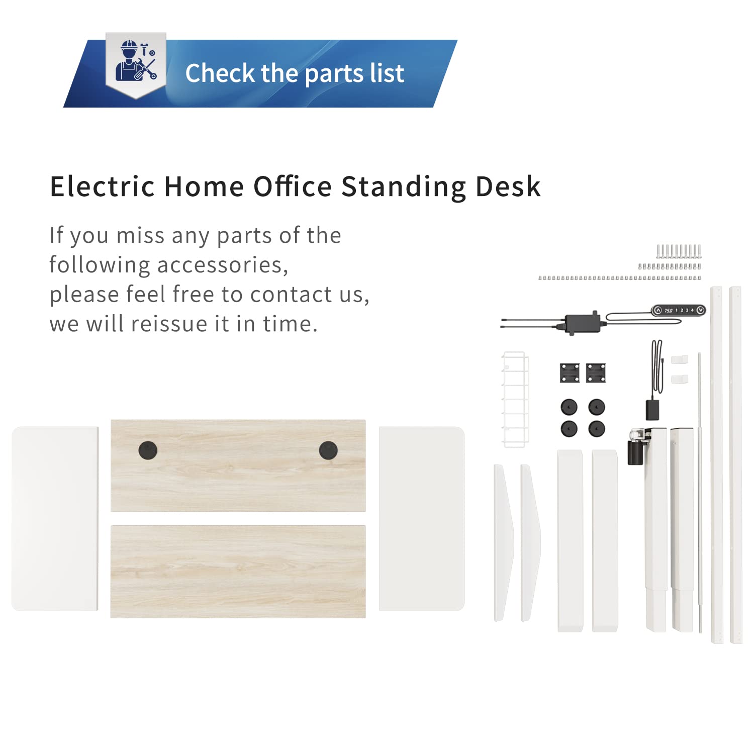 Electric Standing Desk 55x24