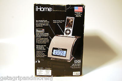 iHome iH11BM Digital Alarm Clock with iPod & MP3 Player Dock - Perfect for Bedroom, Office, and Travel Use