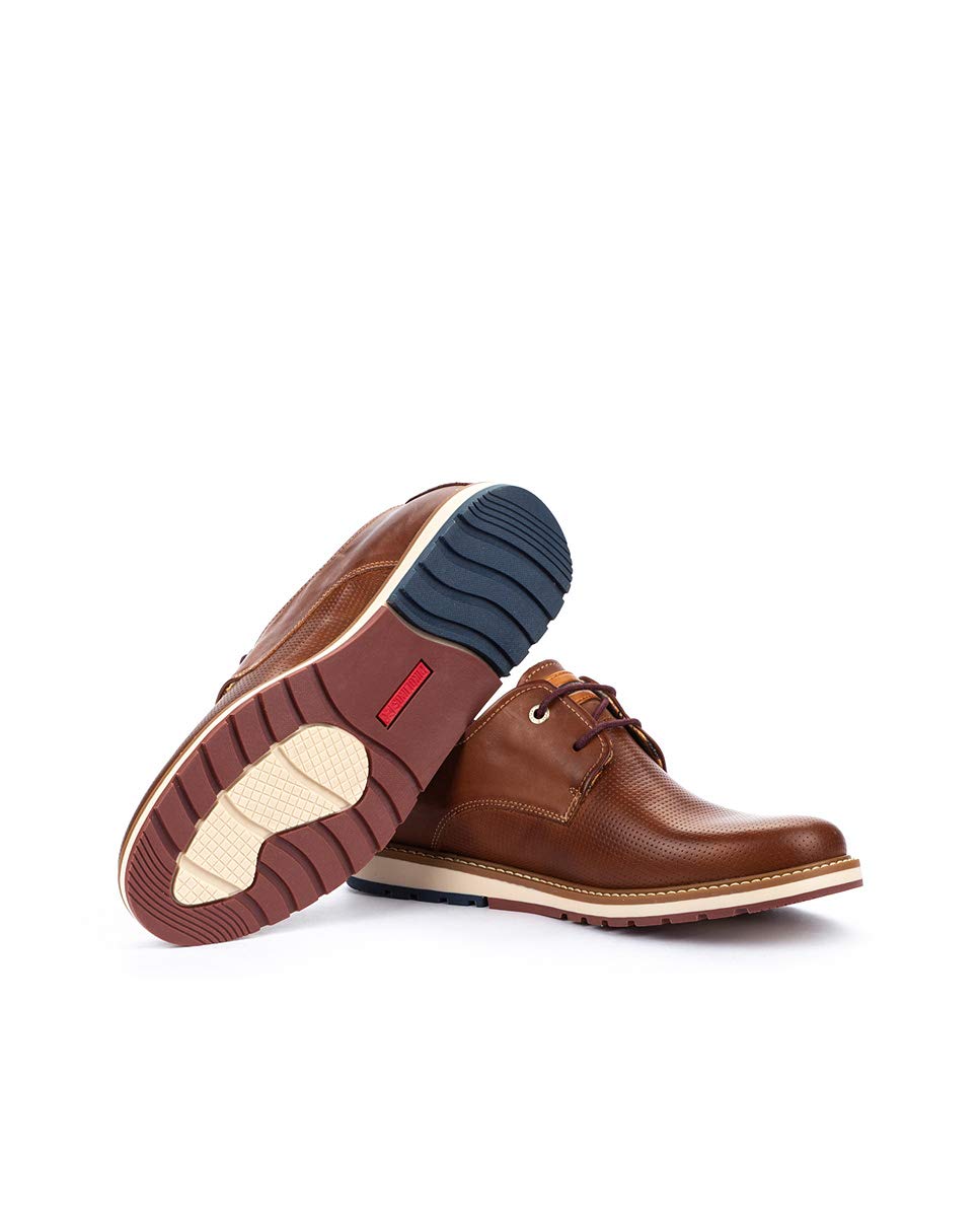 PIKOLINOS Men's Leather Loafers - Berna Style Comfortable Slip-On Shoes for Casual & Business Wear