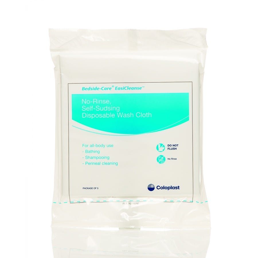 EasiCleanse Bedside Bath Wipes for Adults - Pack of 5 | Gentle Cleansing for Bedridden & Post-Surgery Care | Hospital & Home Use