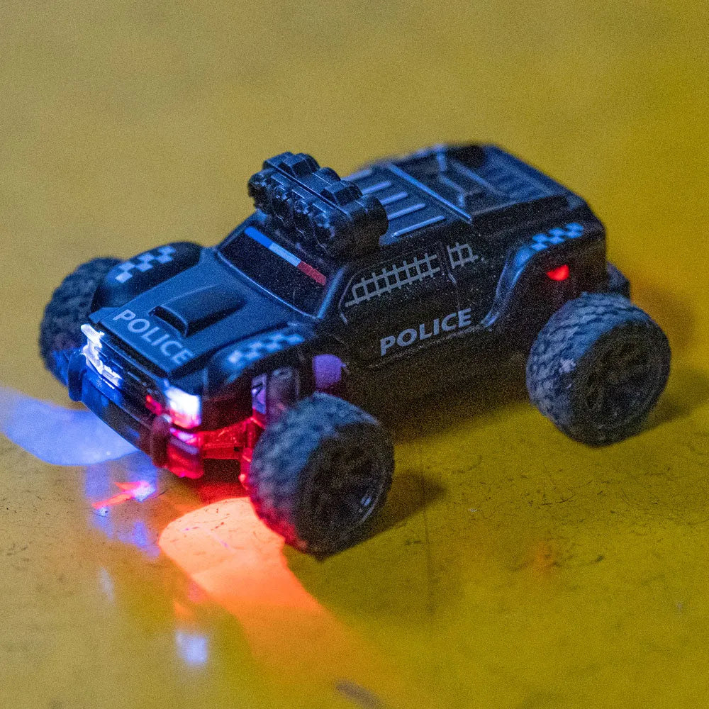 1:76 Scale Turbo Racing C82 2.4GHz RC Off-Road Truck - 4WD Remote Control Car with Proportional Steering, Ready-to-Run (RTR) - Perfect for Indoor Racing, Backyard Adventures & Police Car Role Play