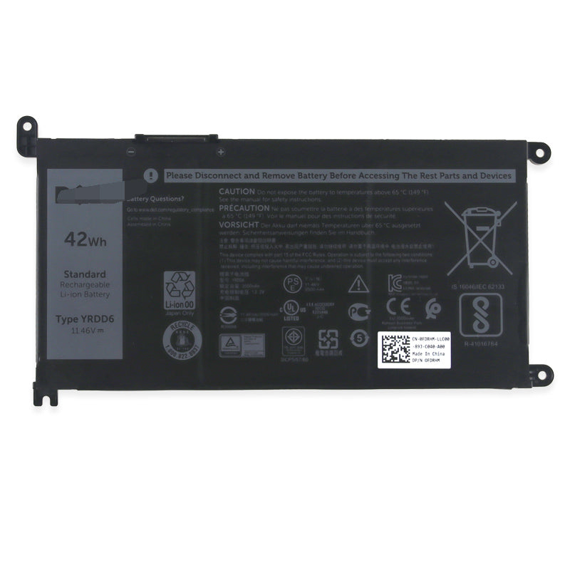 Original Dell Inspiron 3593 Laptop Battery Replacement - Compatible with P75F013 P111G P116G P61F P70F P76F P78F P85F P92G P93G YRDD6 Models - Perfect for Work, Study & Travel
