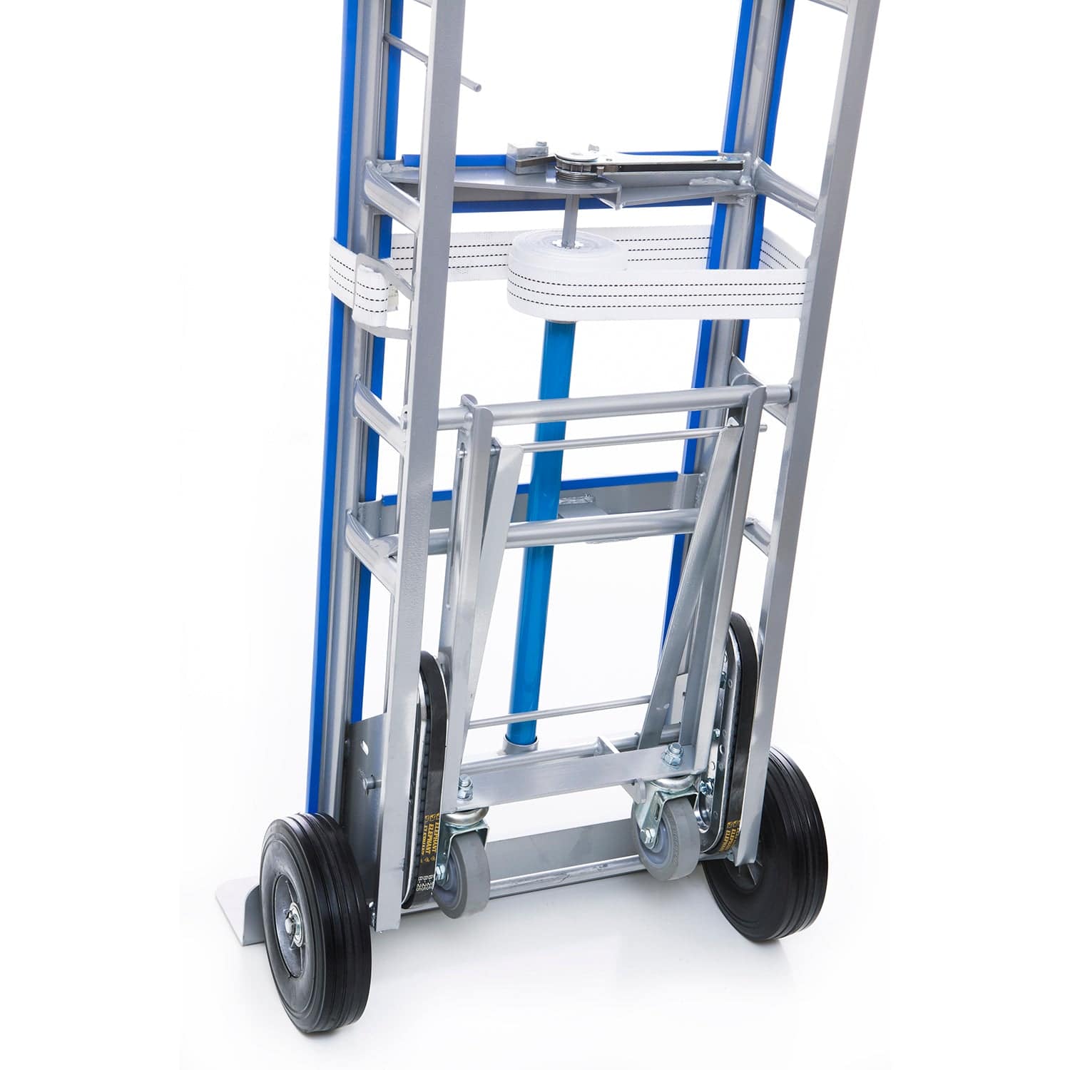 4 Wheel Heavy Duty Appliance Hand Truck with Swing Out Handle - Perfect for Moving Refrigerators, Washing Machines & Furniture - Home & Office Use