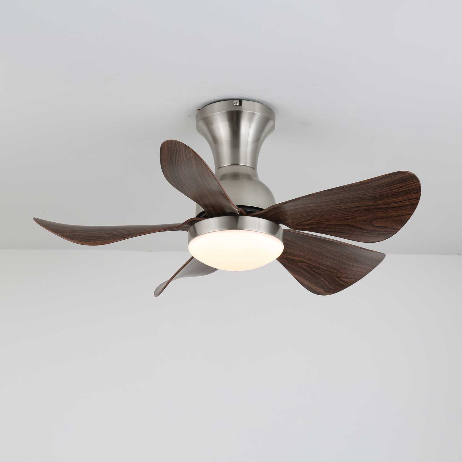 Breezenest Compact Ceiling Fan with Light - Energy Efficient, Quiet, Remote Control - Perfect for Bedroom, Living Room, and Office Spaces