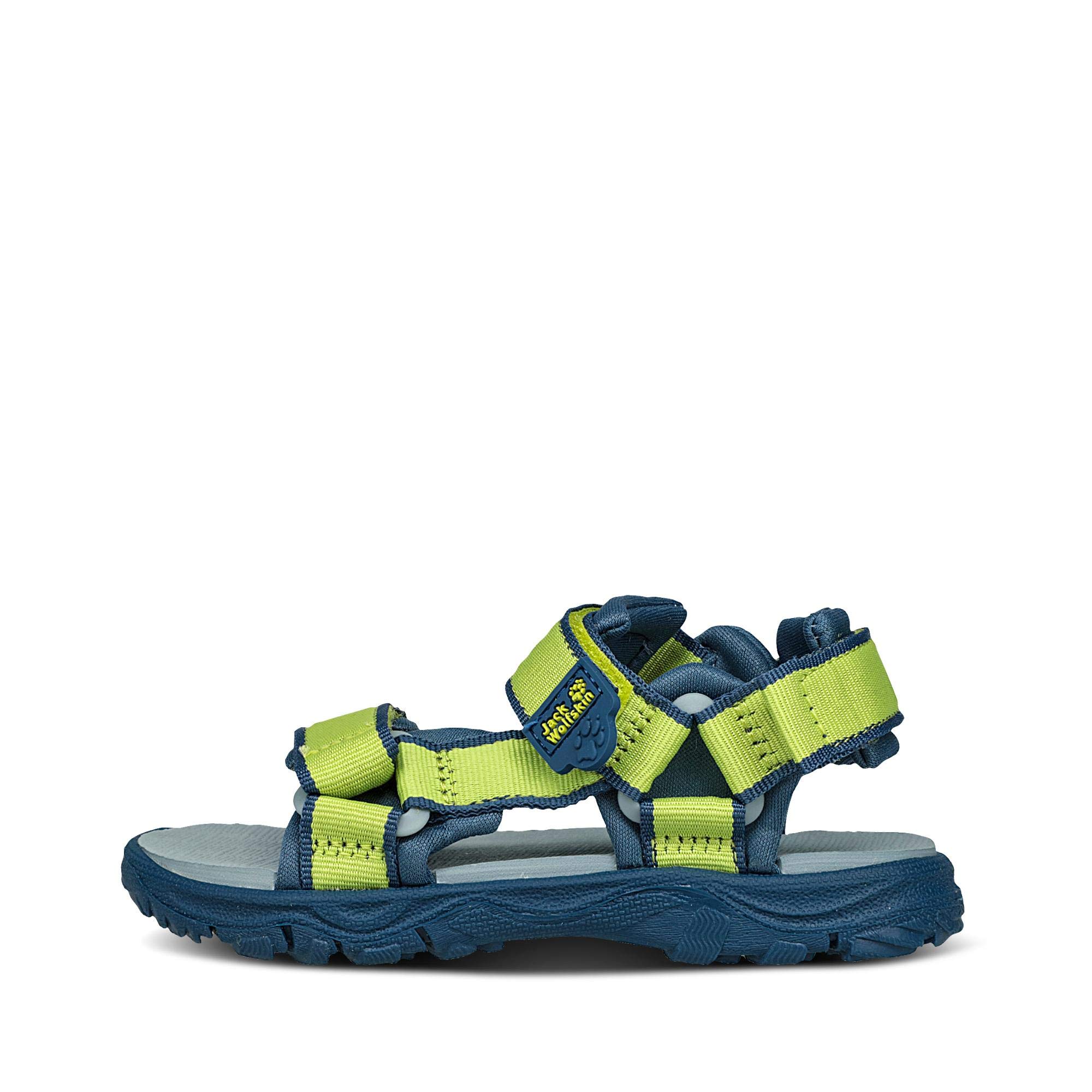 Jack Wolfskin Unisex-Child Seven Seas 3 K Sandal - Waterproof Hiking Sandals for Kids, Outdoor Adventure & Beach Walking - Perfect for Camping, Travel and Summer Activities