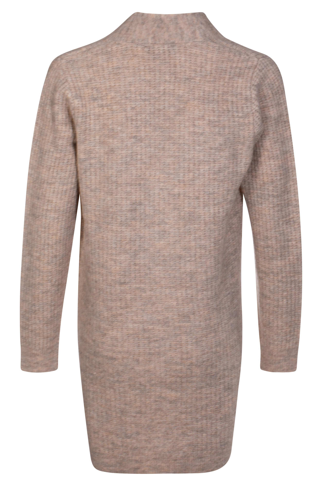 Long Line Knit Jacket for Women - SAND Color | 6968ZZ | Cozy Fall & Winter Outerwear for Casual Outings and Layering