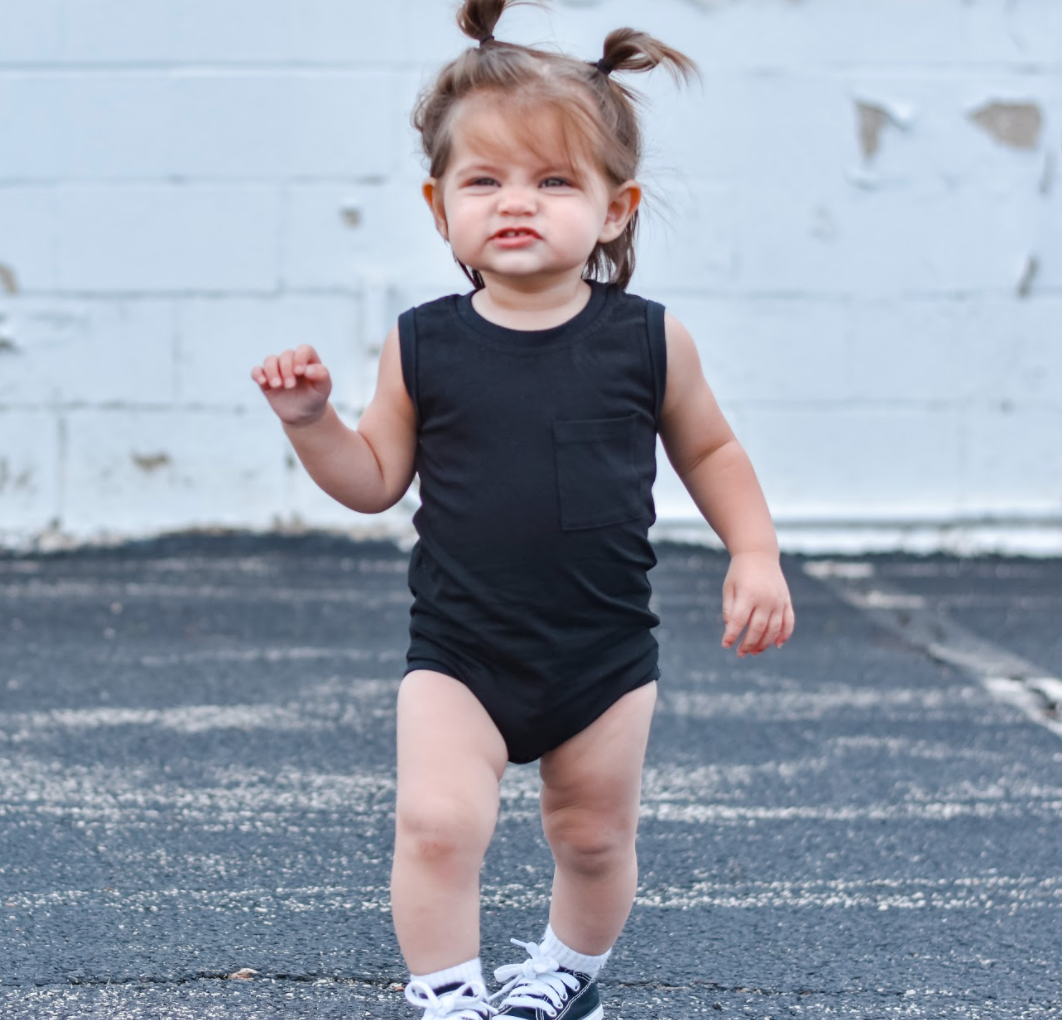 Black One Piece Tank Top for Women - Comfortable & Stylish Casual Wear for Summer, Beach, and Everyday Outfits
