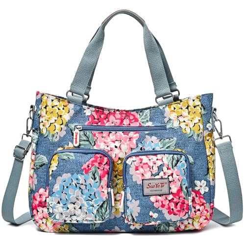 0-blue Floral