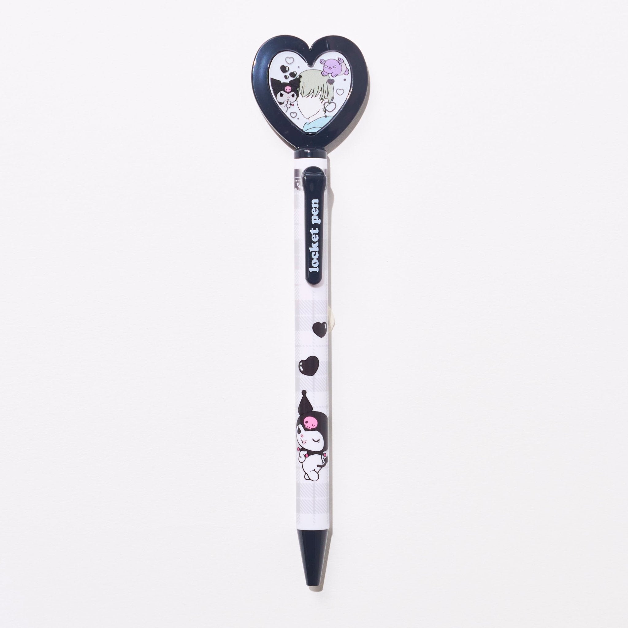 Sanrio Heart Locket Ballpoint Pen - Cute Kawaii Writing Gift for Girls & Teens - Perfect for School, Journaling, and Note Taking