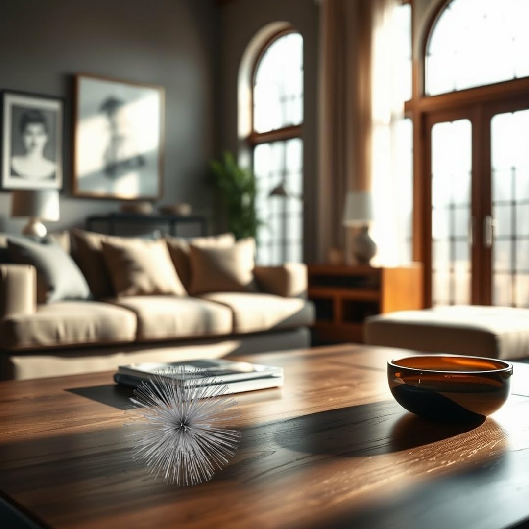Modern Silver Erizo Spiked Sphere Decor - 8