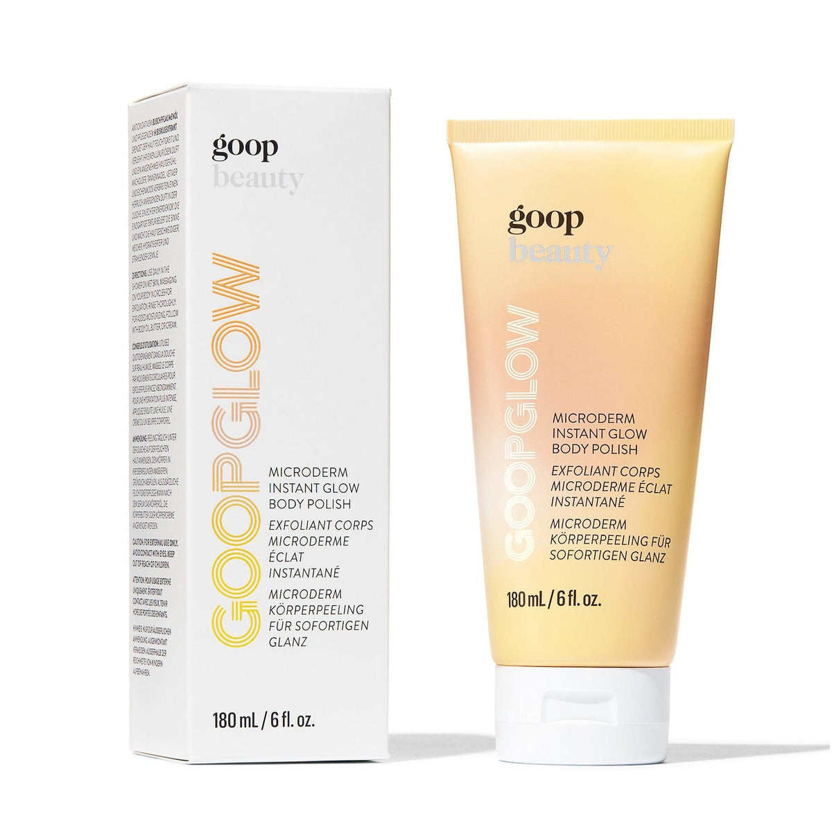 GOOPGLOW Microdermabrasion Body Scrub - Exfoliating & Brightening Body Polish for Smooth, Glowing Skin | Perfect for Pre-Party Prep & Post-Workout Refresh