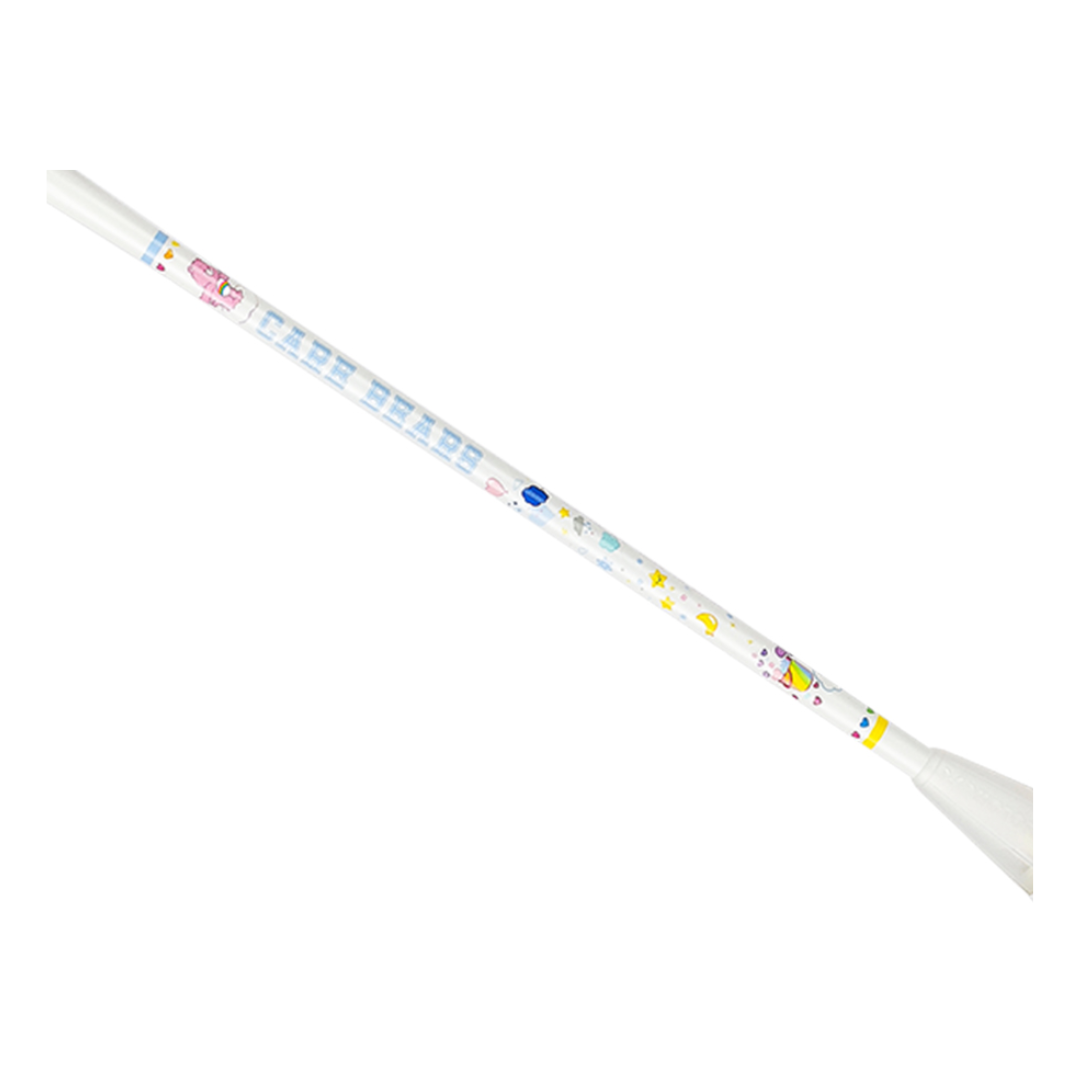 Victor X Care Bears Auraspeed Unstrung Badminton Racket [Jagged Ice] ARS CBC M - Lightweight Carbon Fiber Badminton Racket for Adults & Teens - Perfect for Training, Tournaments & Recreational Play