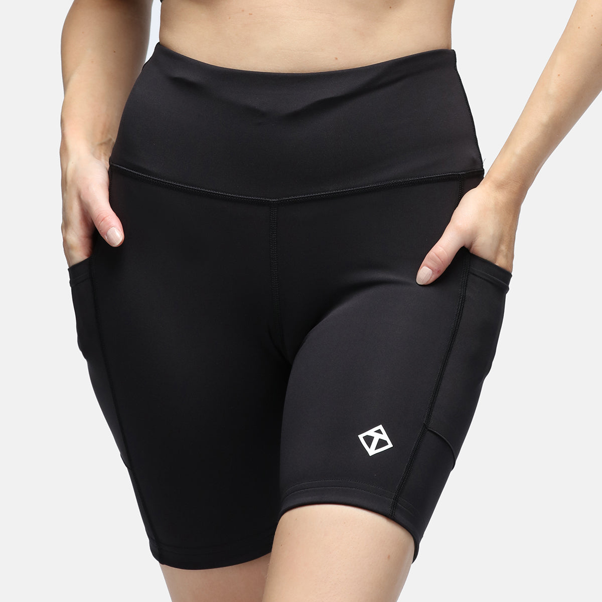 Premium Black Diamond Luxe Running Shorts for Women & Men - Lightweight, Moisture-Wicking with Secure Pockets - Perfect for Gym, Jogging & Outdoor Activities