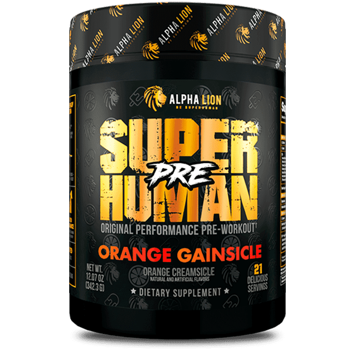 Alpha Lion SUPERHUMAN® PRE Workout Supplement 342.3g - Boost Energy, Focus & Performance for Intense Training | Pre-Workout Powder for Gym, Bodybuilding & Fitness Enthusiasts