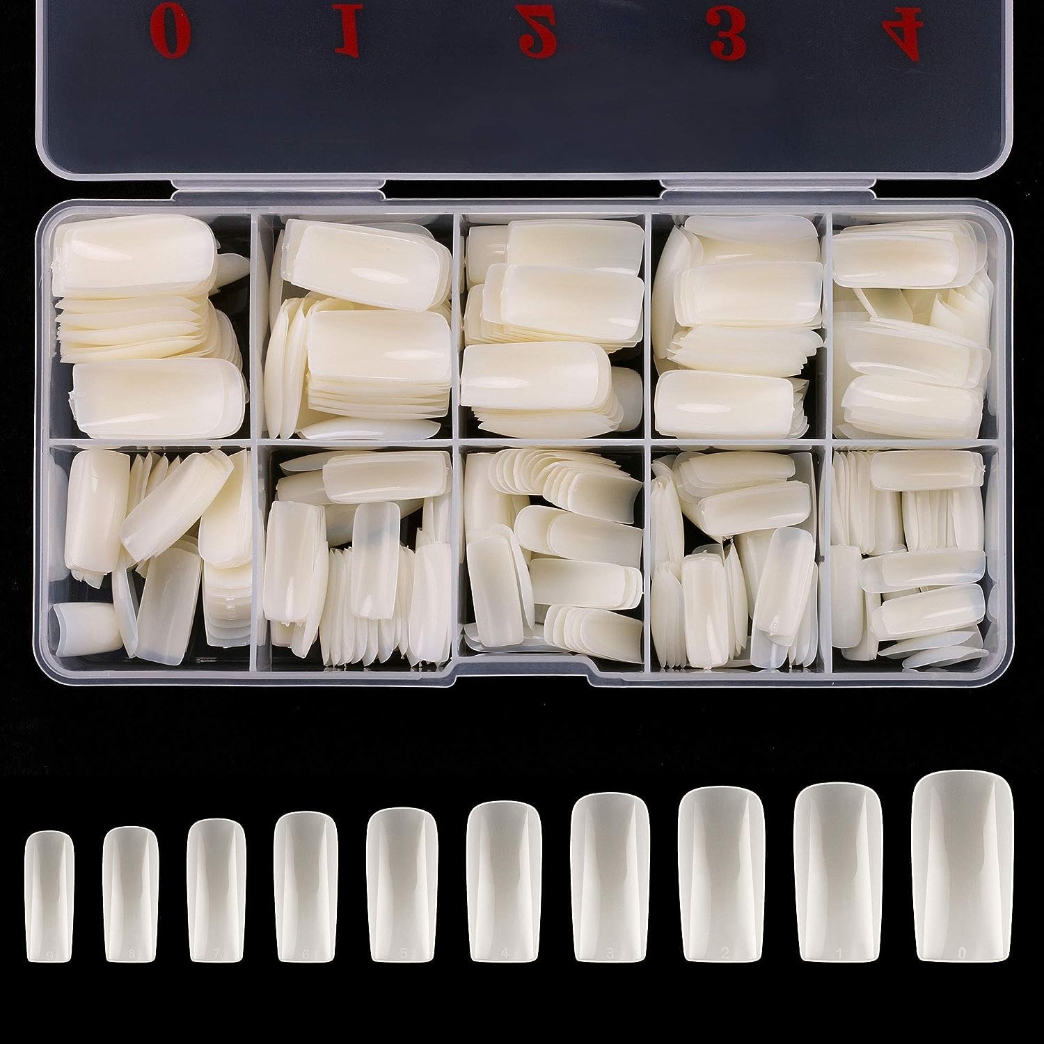 Shidara 100Pcs Reusable Almond Fake Nails Set with Nail Glue - Natural Artificial Nails for Women | DIY Manicure, Nail Art, Salon Quality at Home | Perfect for Parties, Weddings & Special Occasions