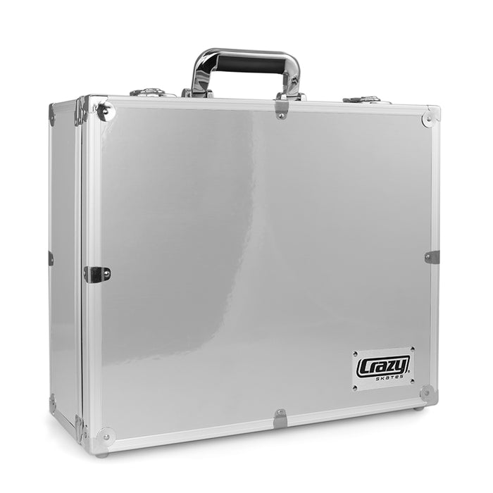 Crazy Skate Aluminum Case - Durable & Lightweight Skateboard Carrying Case for Travel & Storage | Perfect for Skateboarders & Longboarders
