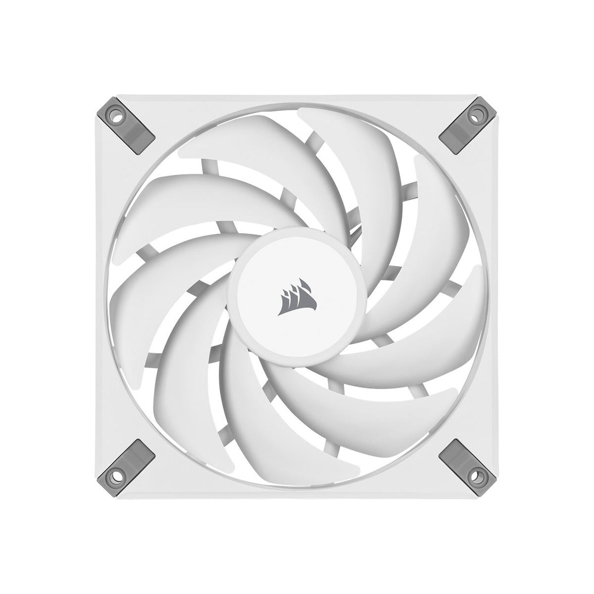 Corsair AF140 ELITE WHITE 140mm Fluid Dynamic Bearing PC Cooling Fan with AirGuide Technology - Single Pack - Perfect for Gaming PCs, Workstations, and Case Airflow Optimization