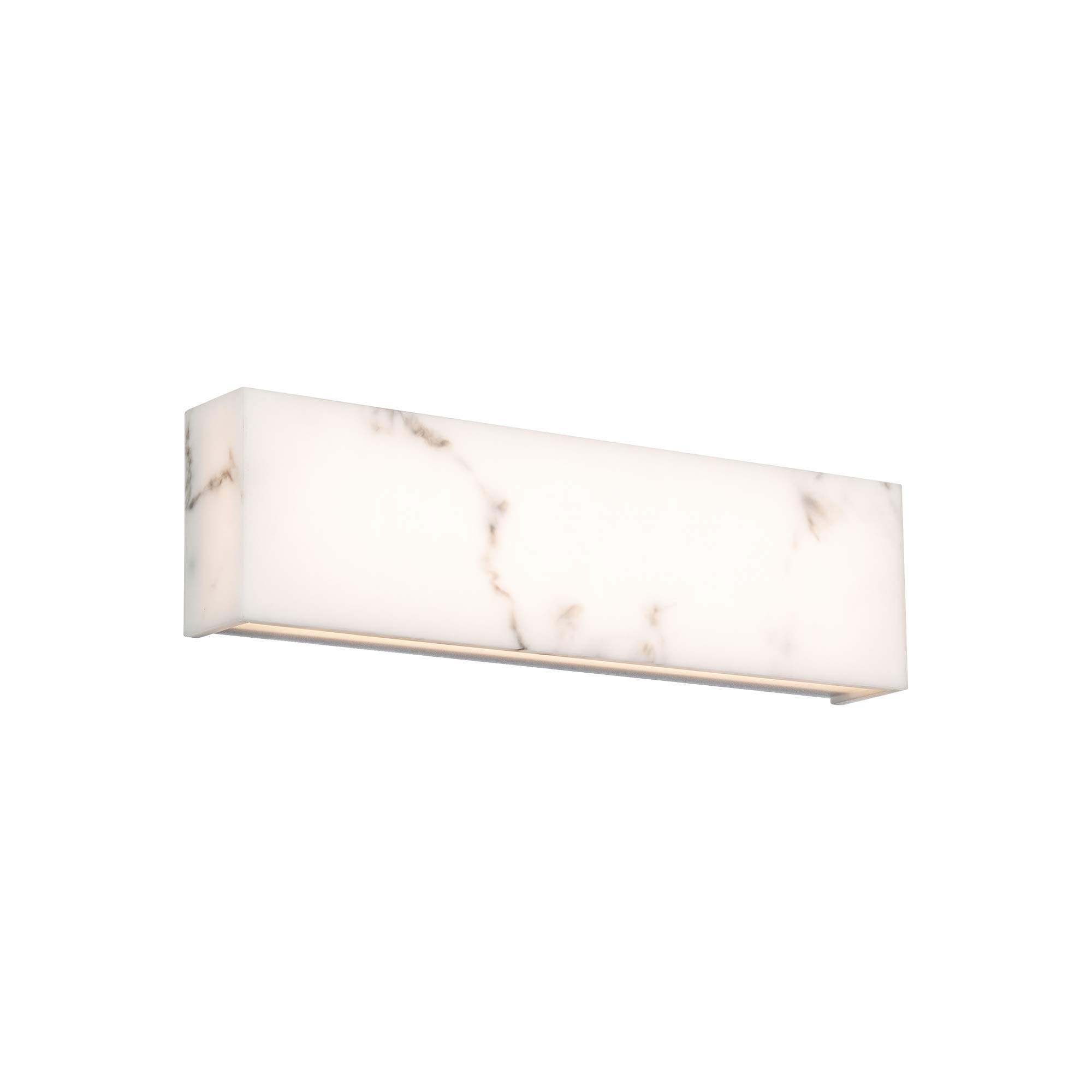 WAC Lighting dweLED Museo 18 Inch LED Bathroom Vanity Light or Wall Sconce, 3000K Warm White, Dimmable Fixture for Modern Bathroom, Powder Room, or Dressing Area Lighting