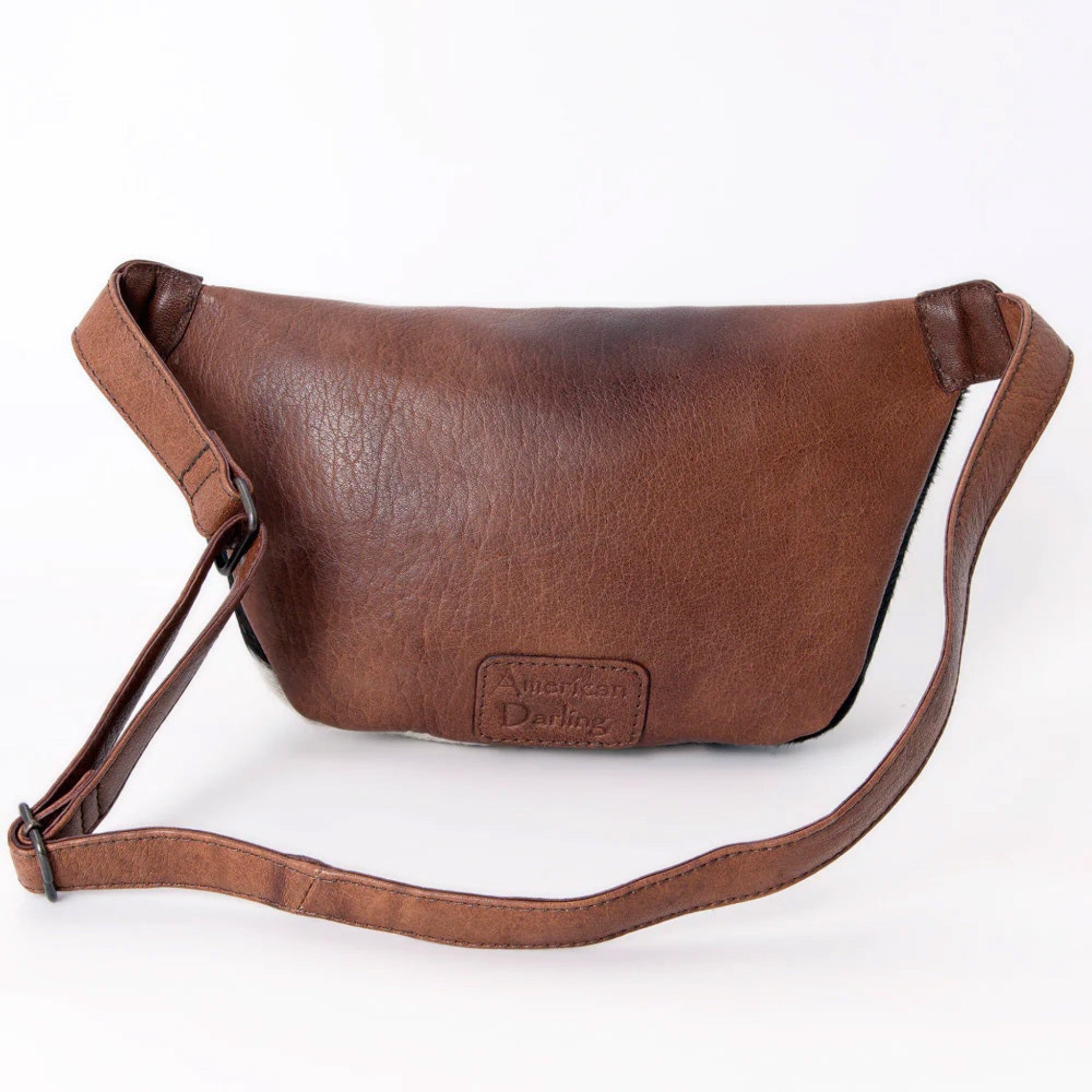 American Darling Genuine Leather Tooled Fanny Pack - Stylish Waist Bag for Travel, Hiking & Everyday Use