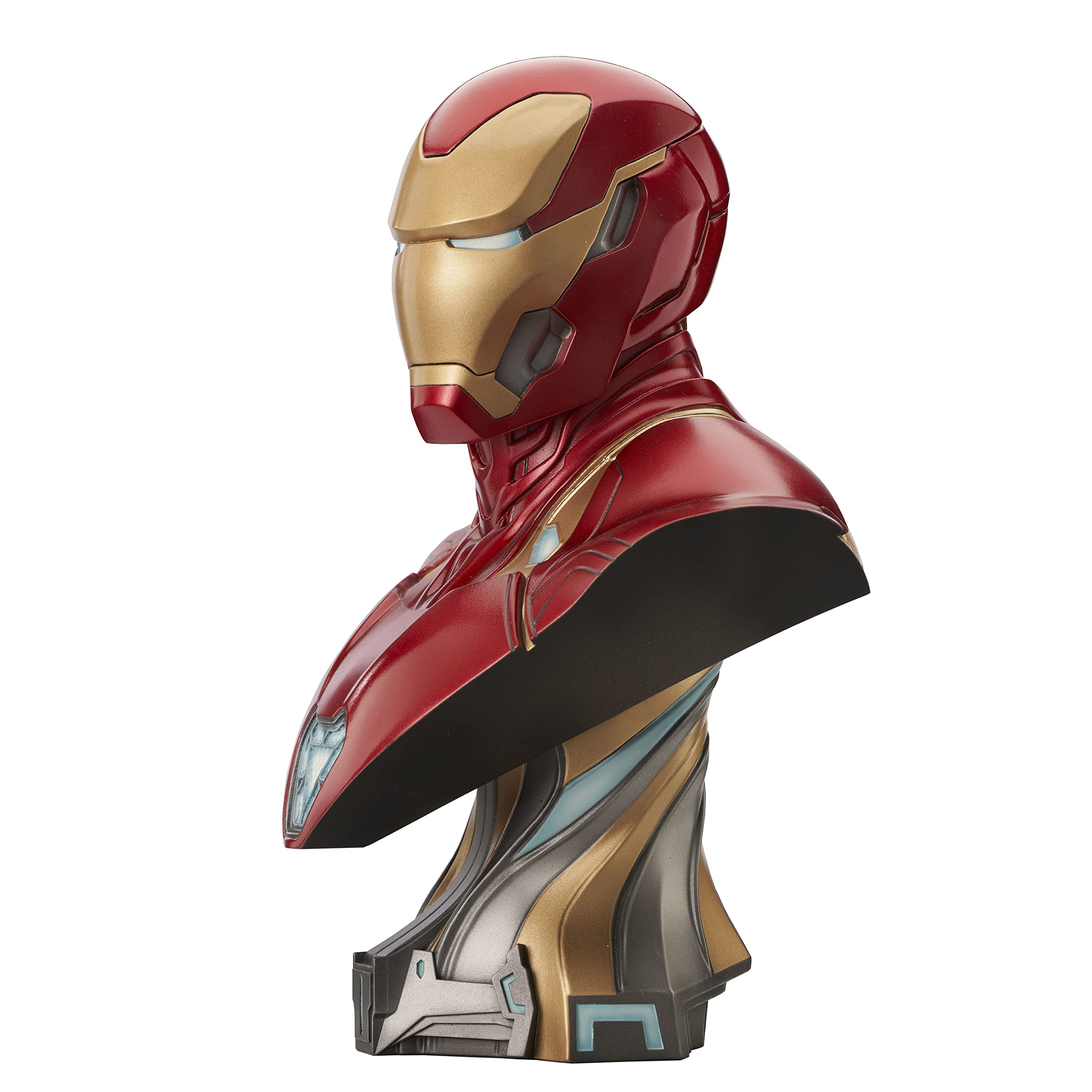 Marvel Avengers Endgame Iron Man Mk50 1:2 Scale 3D Bust - Diamond Select Toys Collectible Figure for Display & Superhero Fans