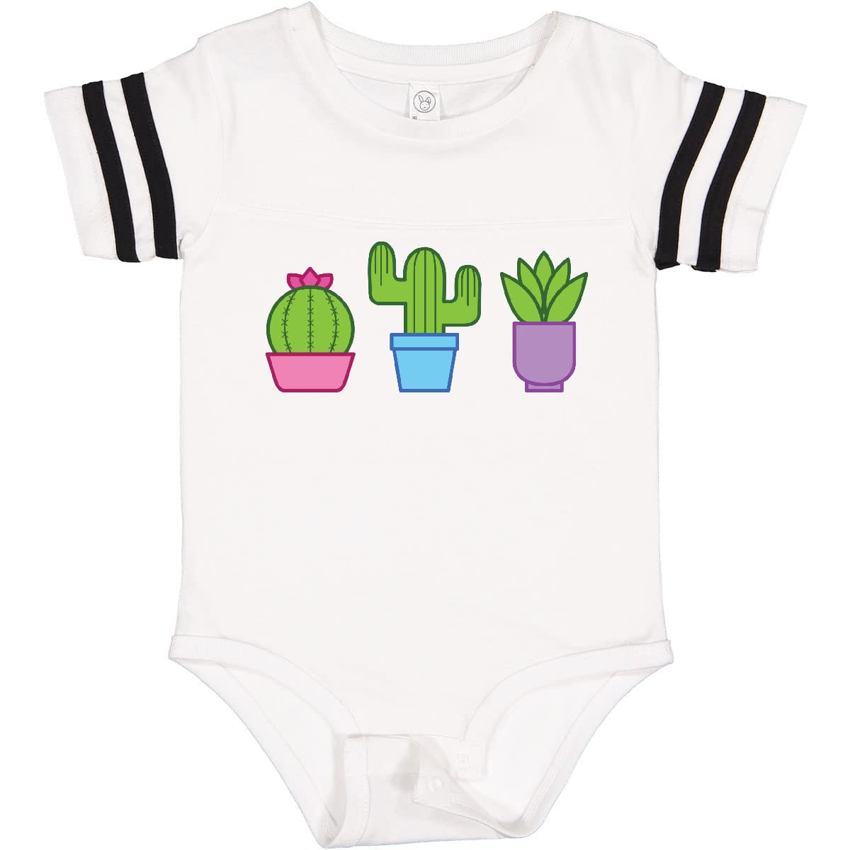 Inktastic Cactus and Plants Baby Bodysuit - Soft Organic Cotton Onesie for Newborns & Infants | Perfect for Everyday Wear, Photo Shoots & Gifts