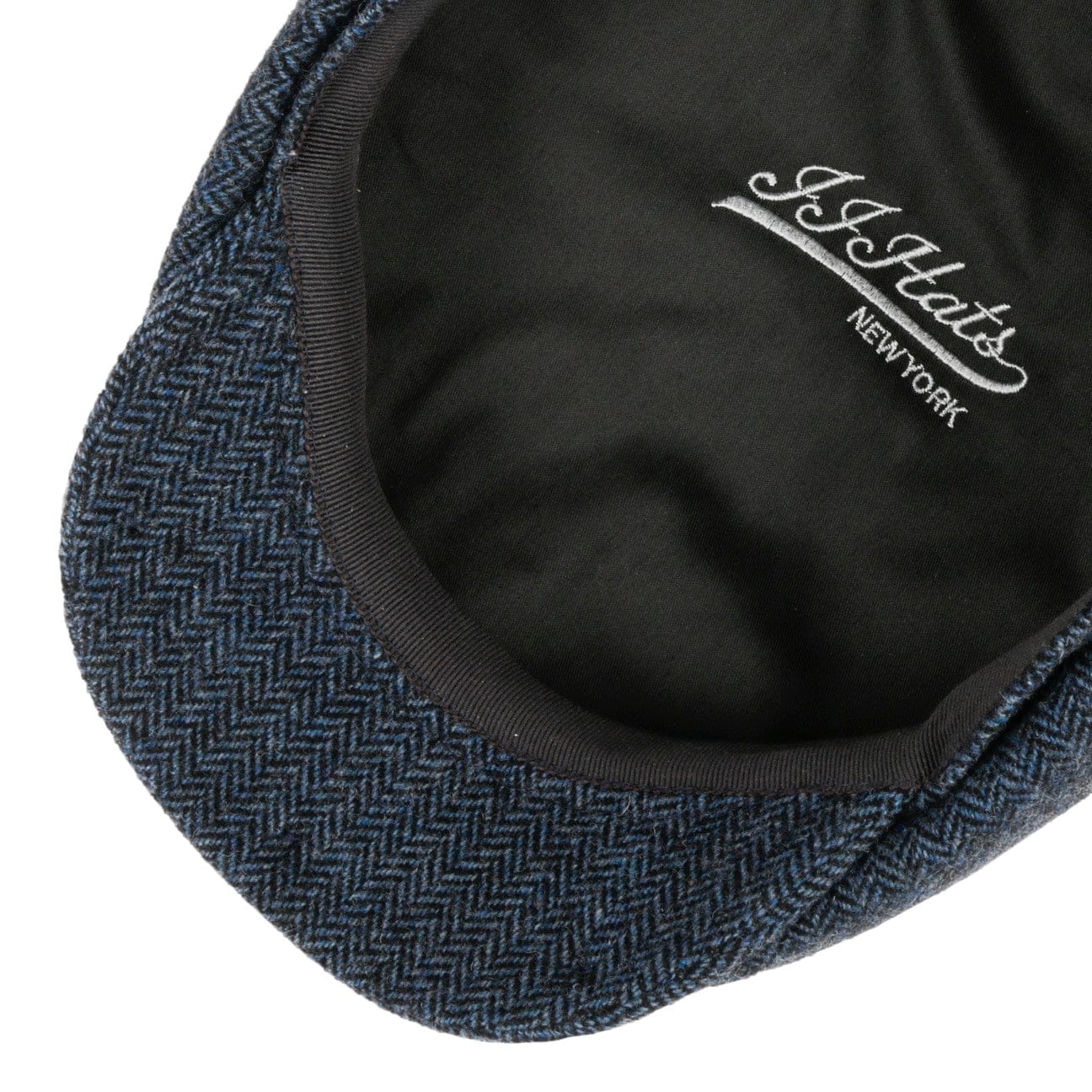 JJ Hats - Premium Wool Herringbone Eight-Panel Cap for Men & Women | Classic Newsboy Style for Outdoor Activities, Travel & Fashion