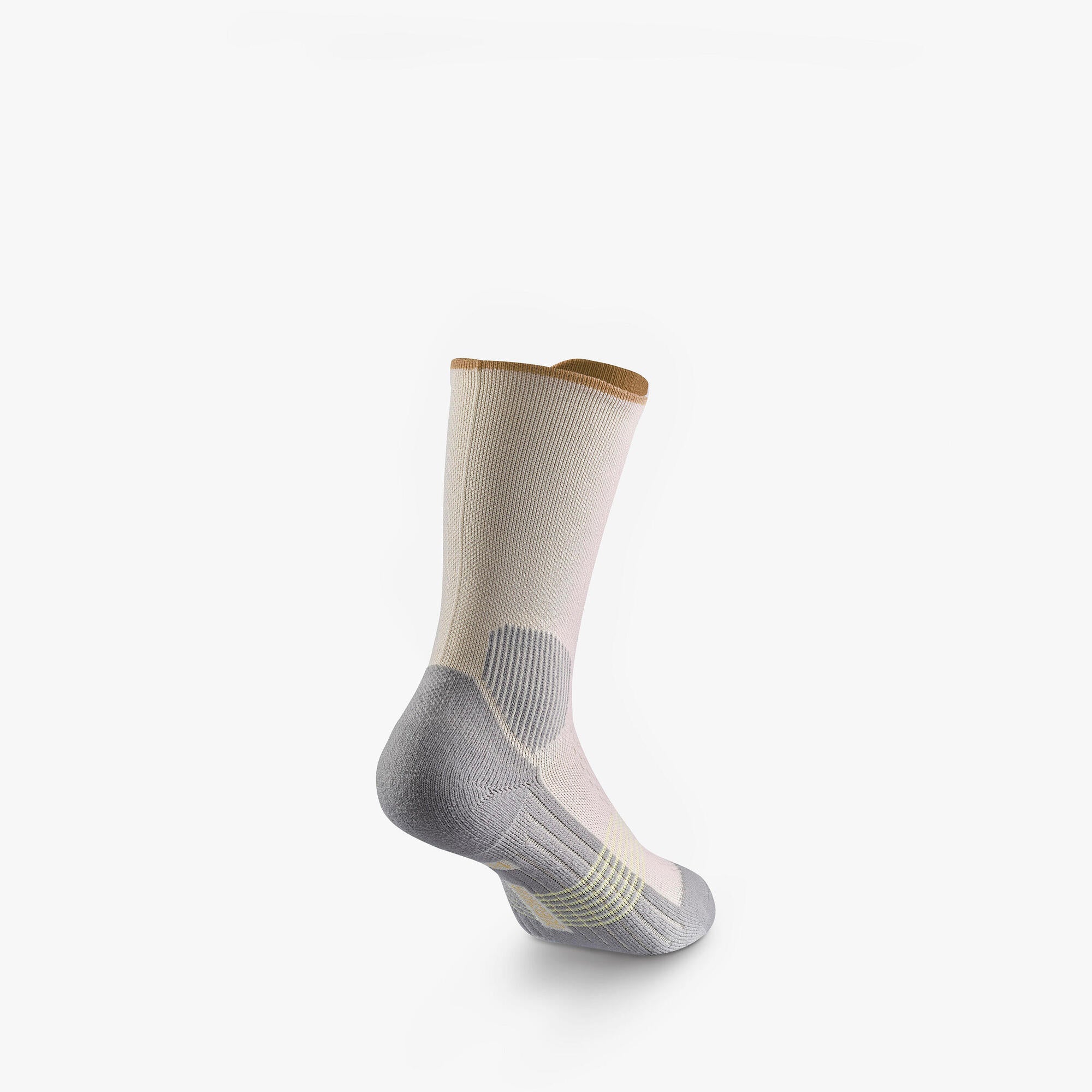 Quechua Kids' Hike 500 Crew Hiking Socks 2 Pack - Moisture-Wicking & Breathable for Outdoor Adventures, Camping & Trail Running